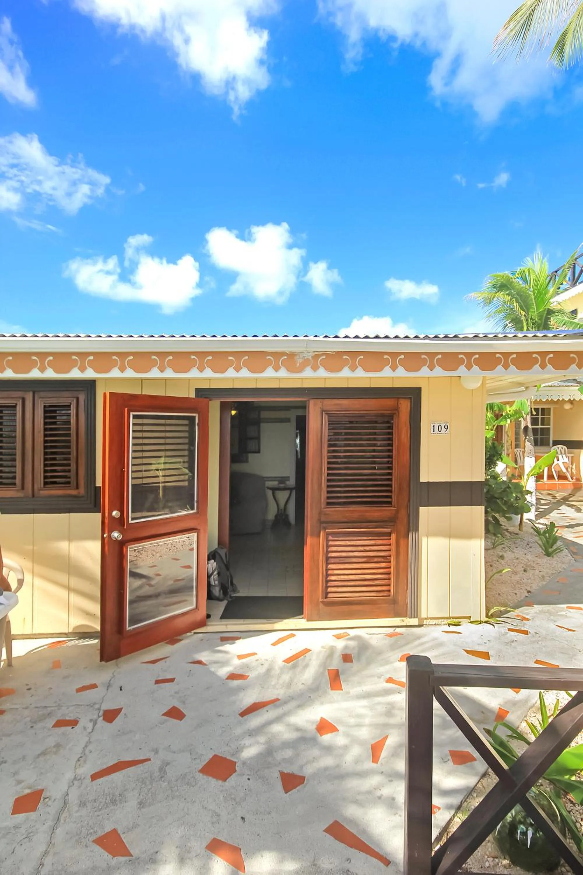 Patio in Mary's Boon Beach Resort & Spa