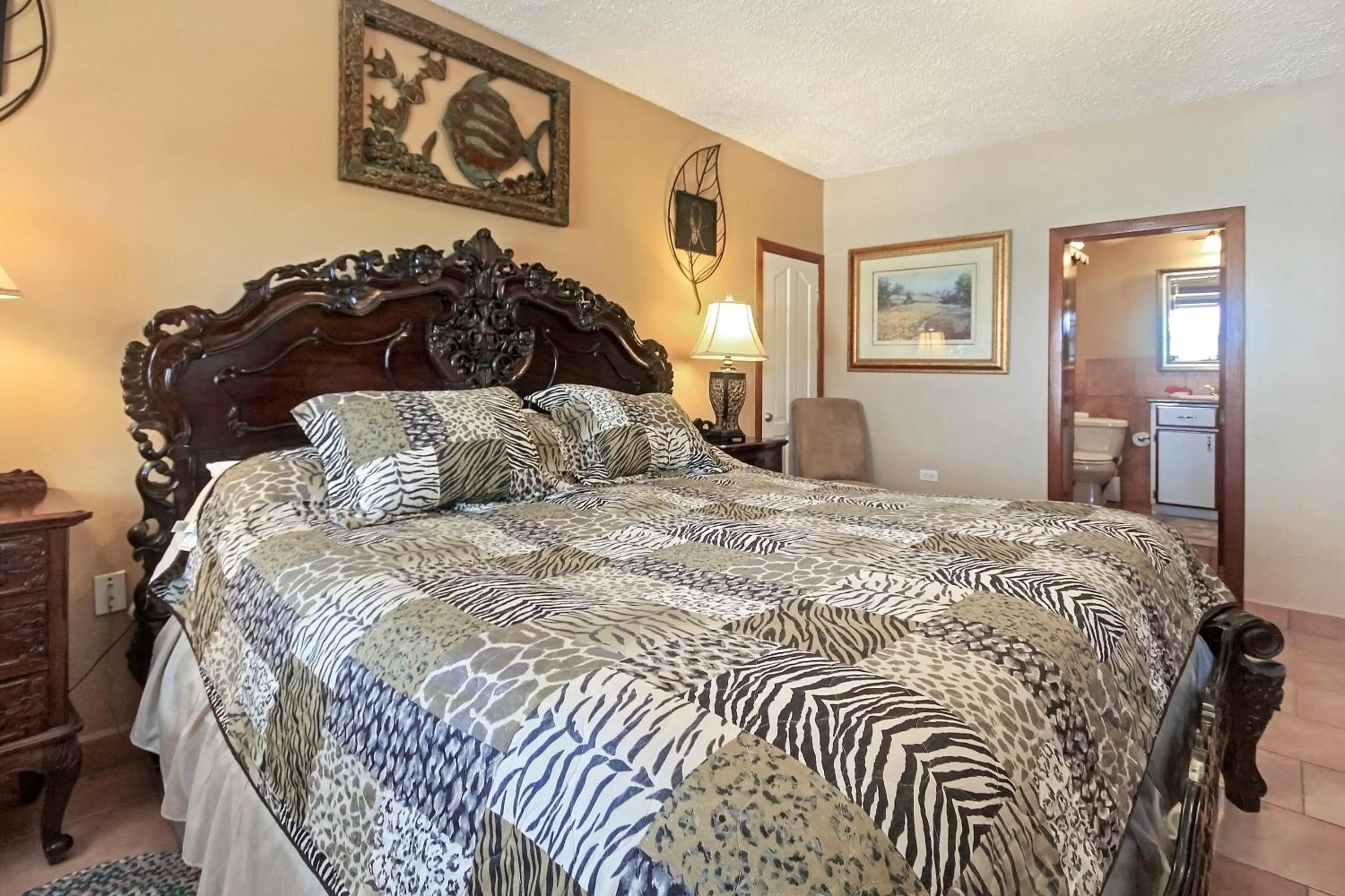 Bedroom, Bed in Mary's Boon Beach Resort & Spa