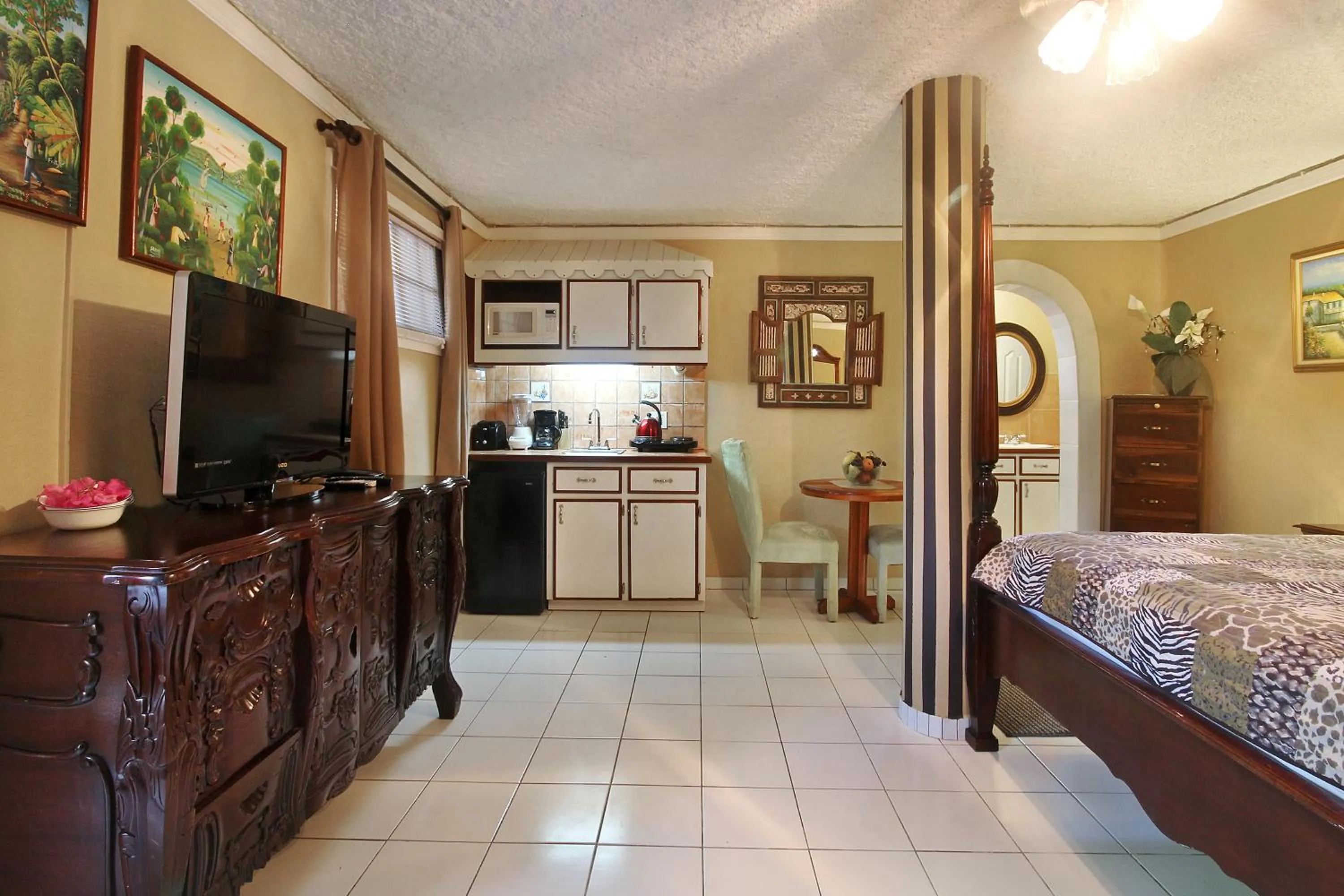 Bedroom, Bed in Mary's Boon Beach Resort & Spa