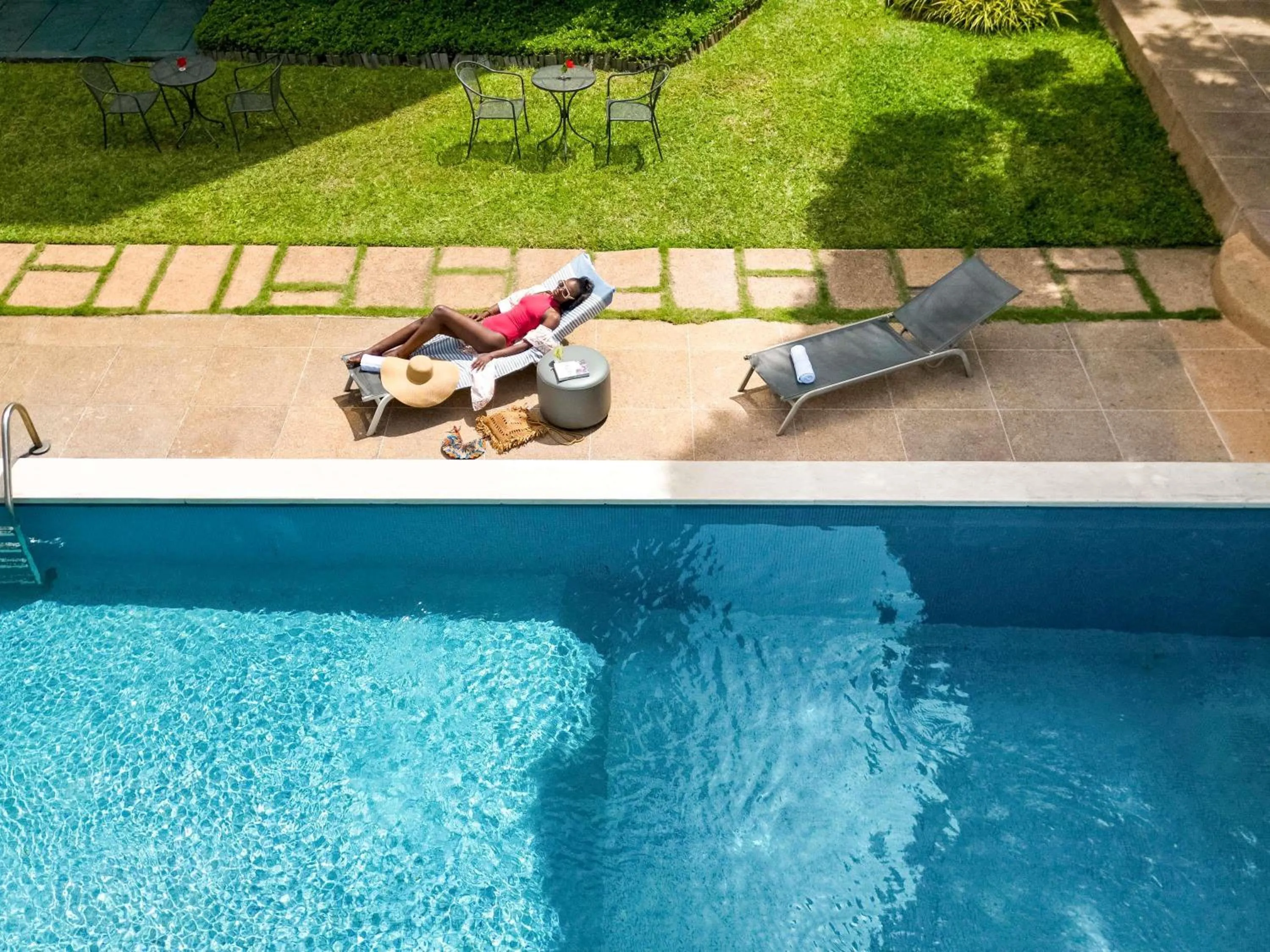 Pool view in Ibis Styles Abidjan Marcory