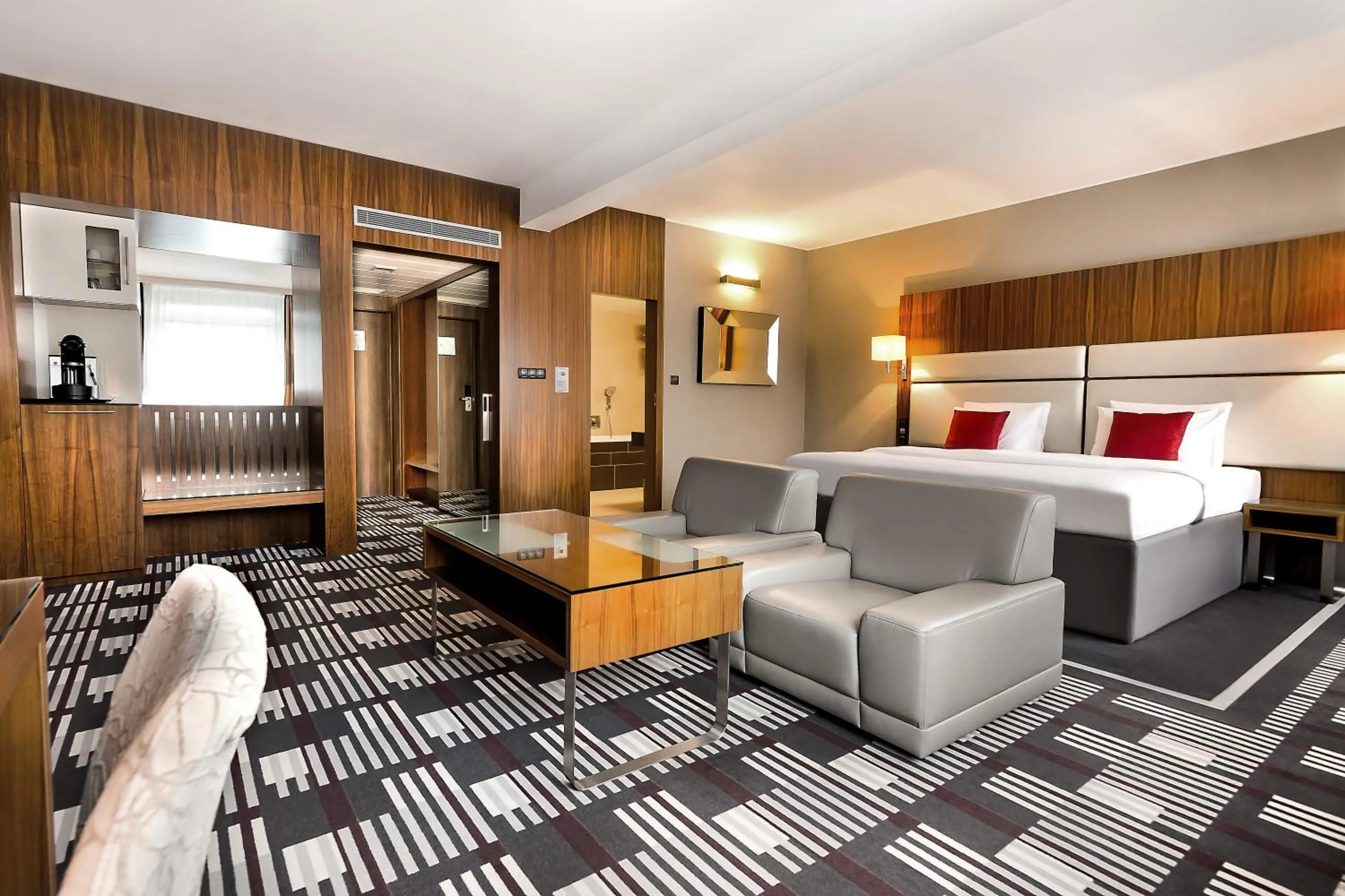 Bedroom, Bed in Hotel International Brno