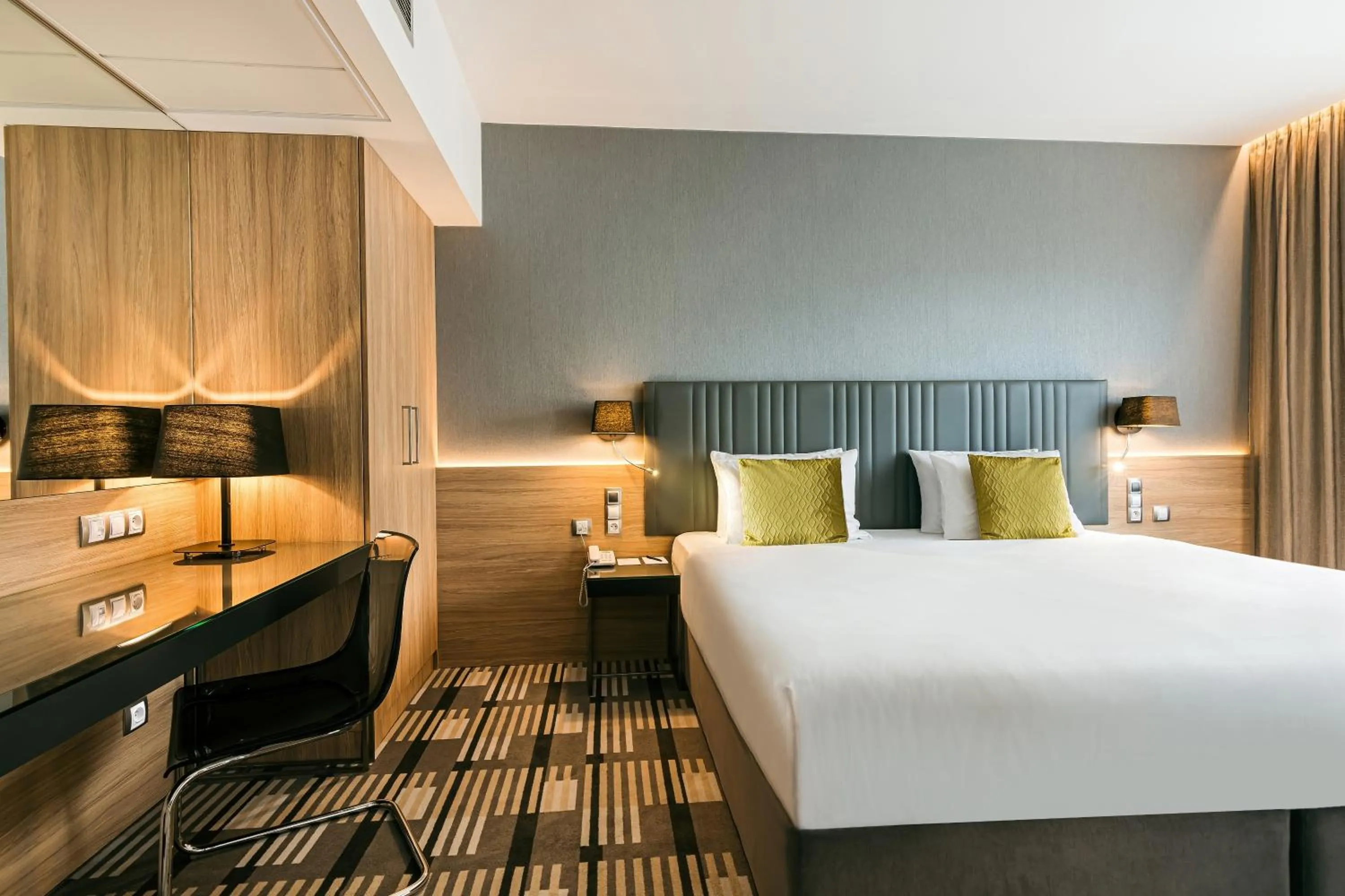 Bedroom, Bed in Hotel International Brno