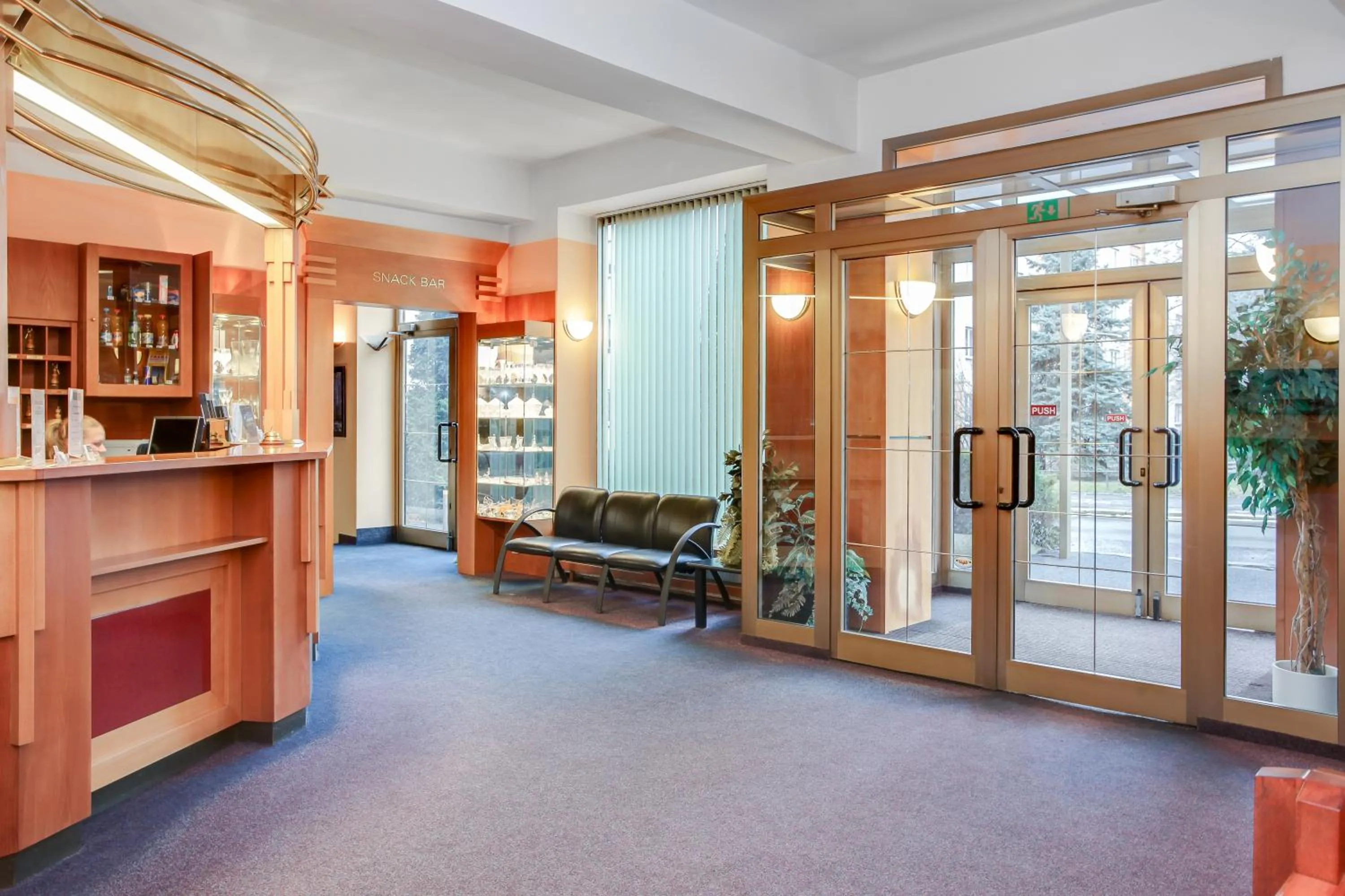 Lobby or reception in Hotel Astra