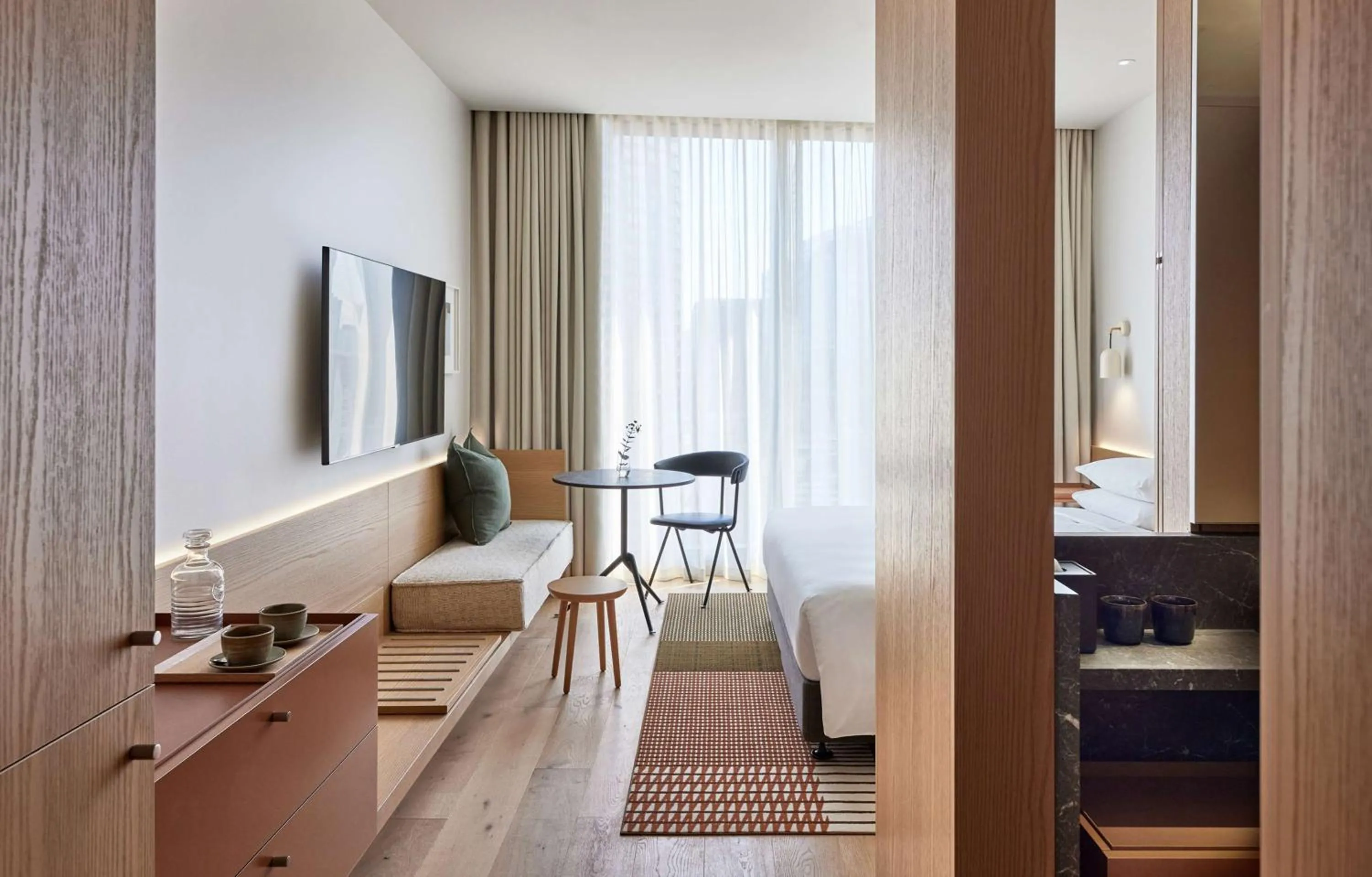 Bedroom in Hyatt Centric Melbourne