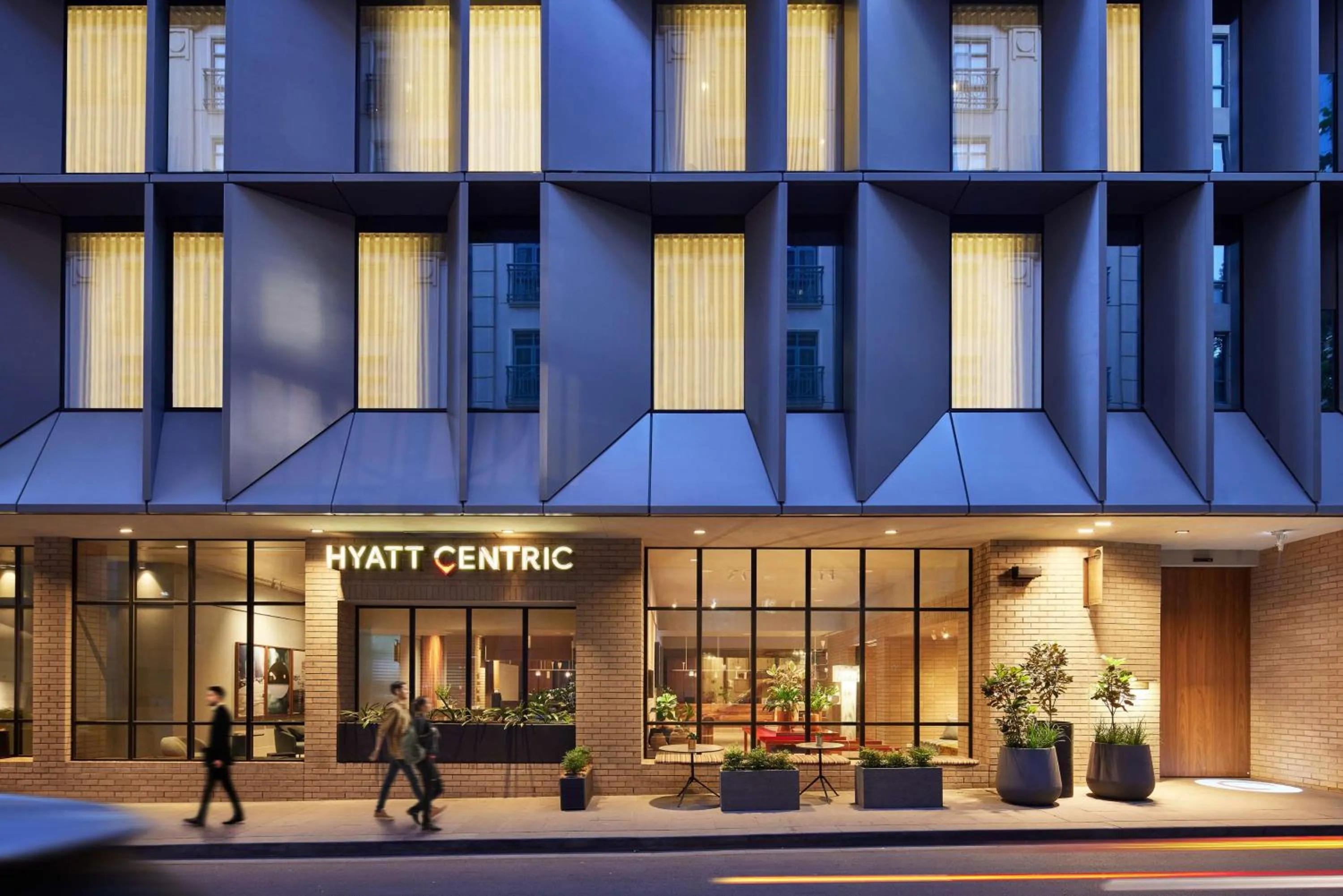 Property building in Hyatt Centric Melbourne