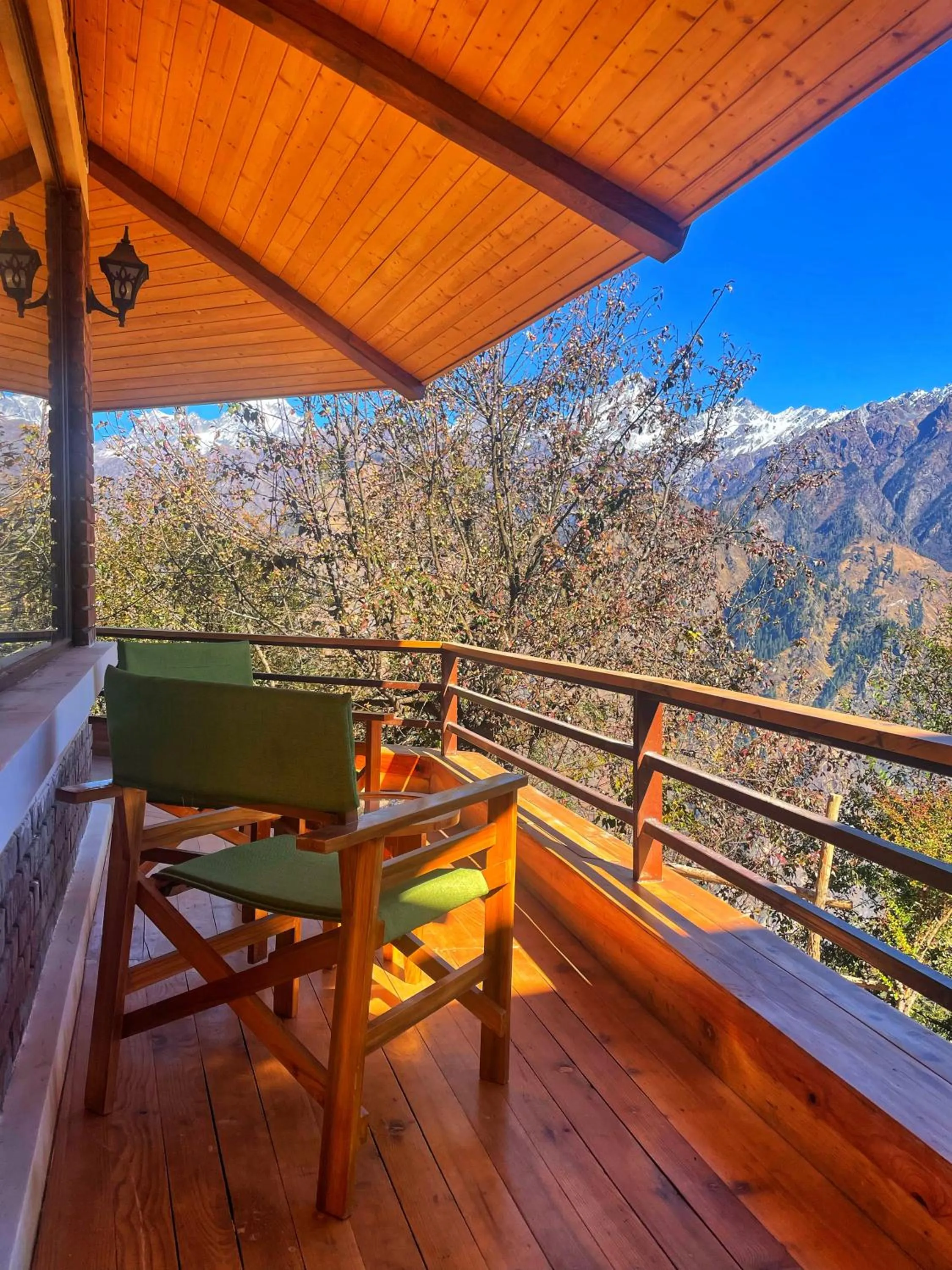 Patio in Casa Himalaya, Auli