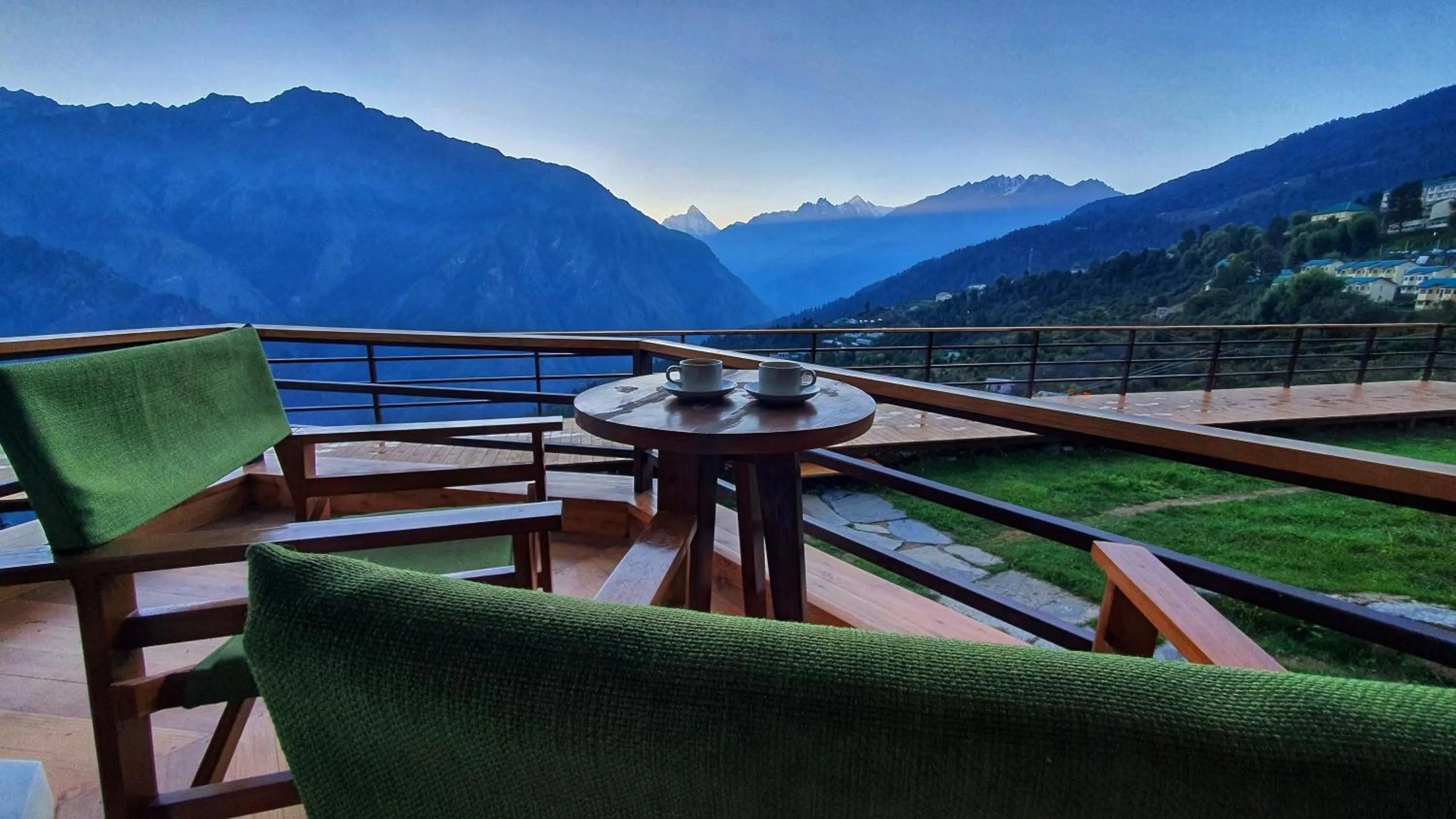 Balcony/Terrace in Casa Himalaya, Auli