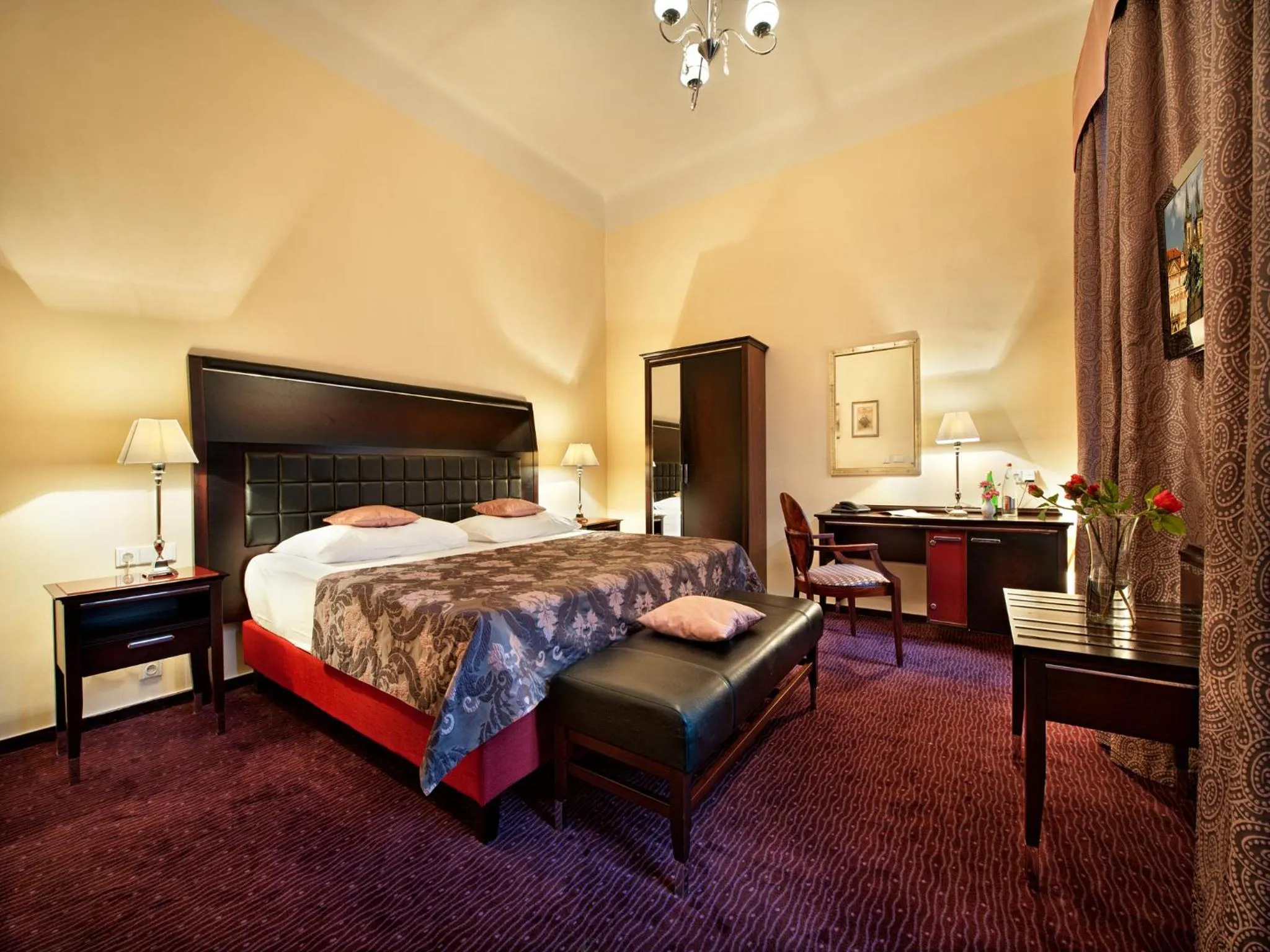 Photo of the whole room, Bed in EA Embassy Prague Hotel