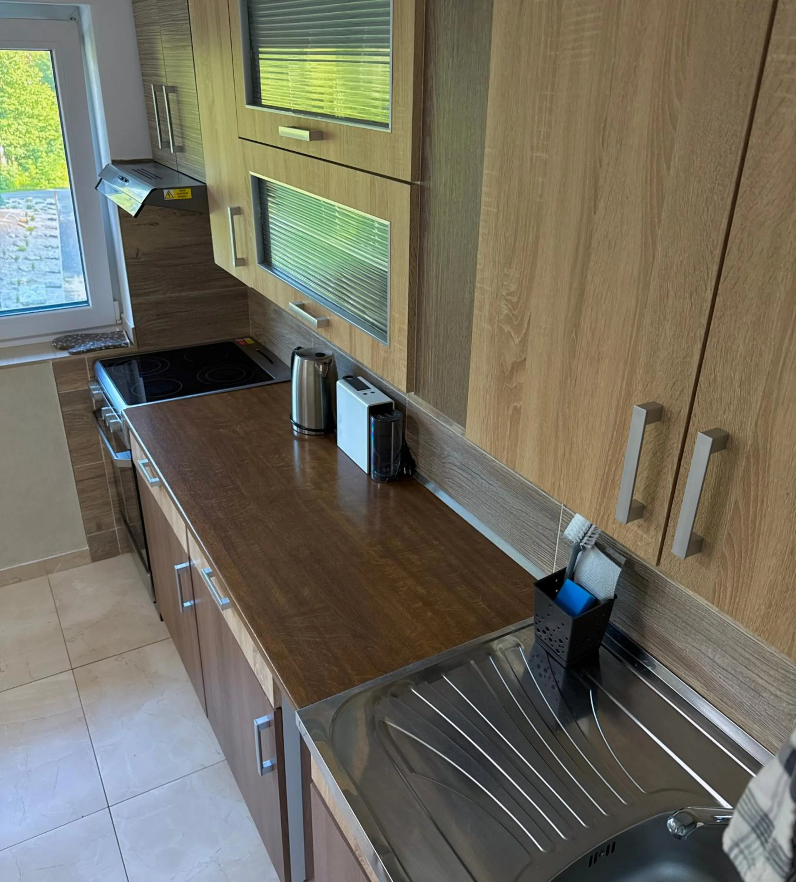 Kitchen or kitchenette in Chata U dědka