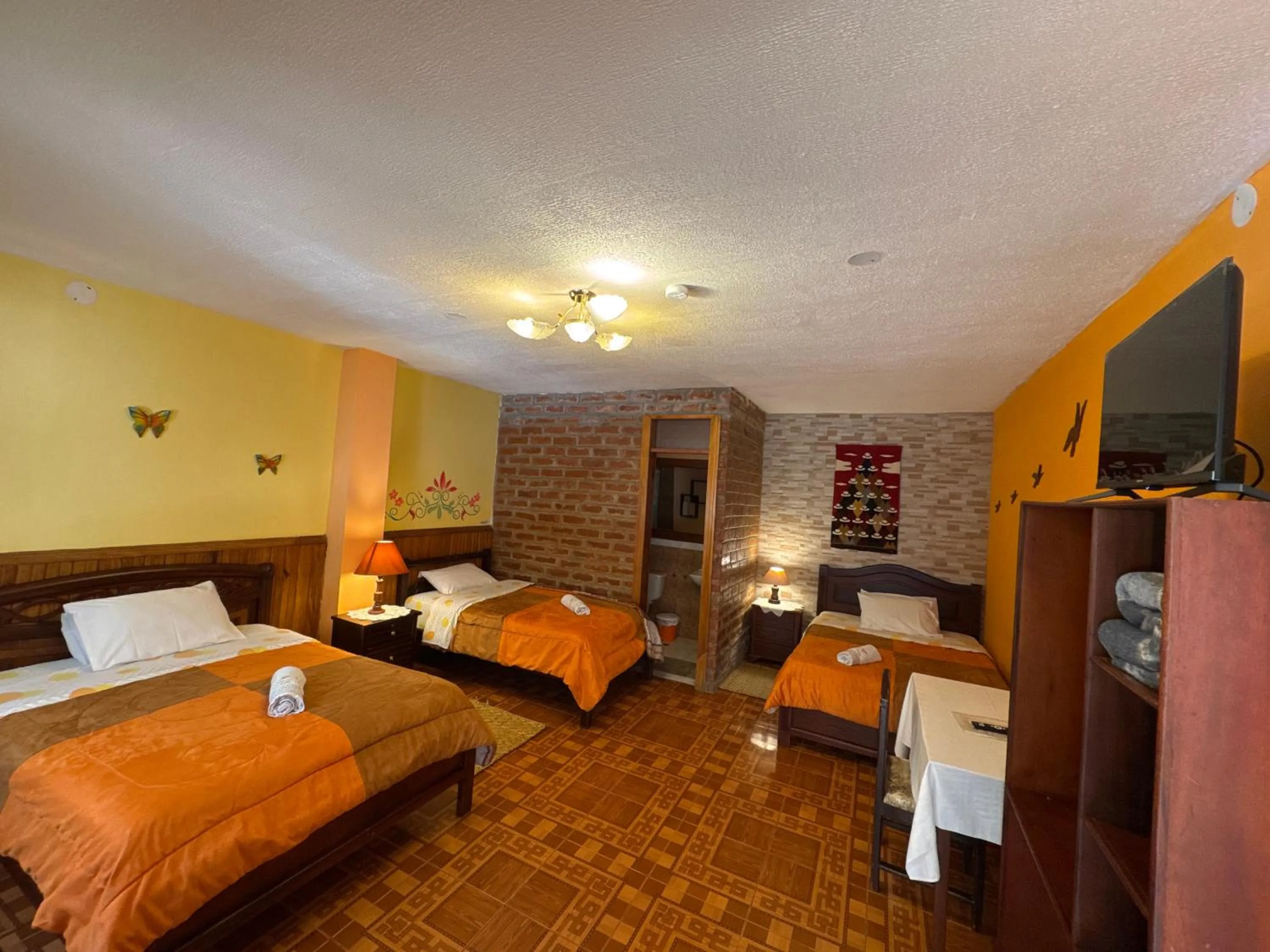 Bed in Hotel Donde Ivan