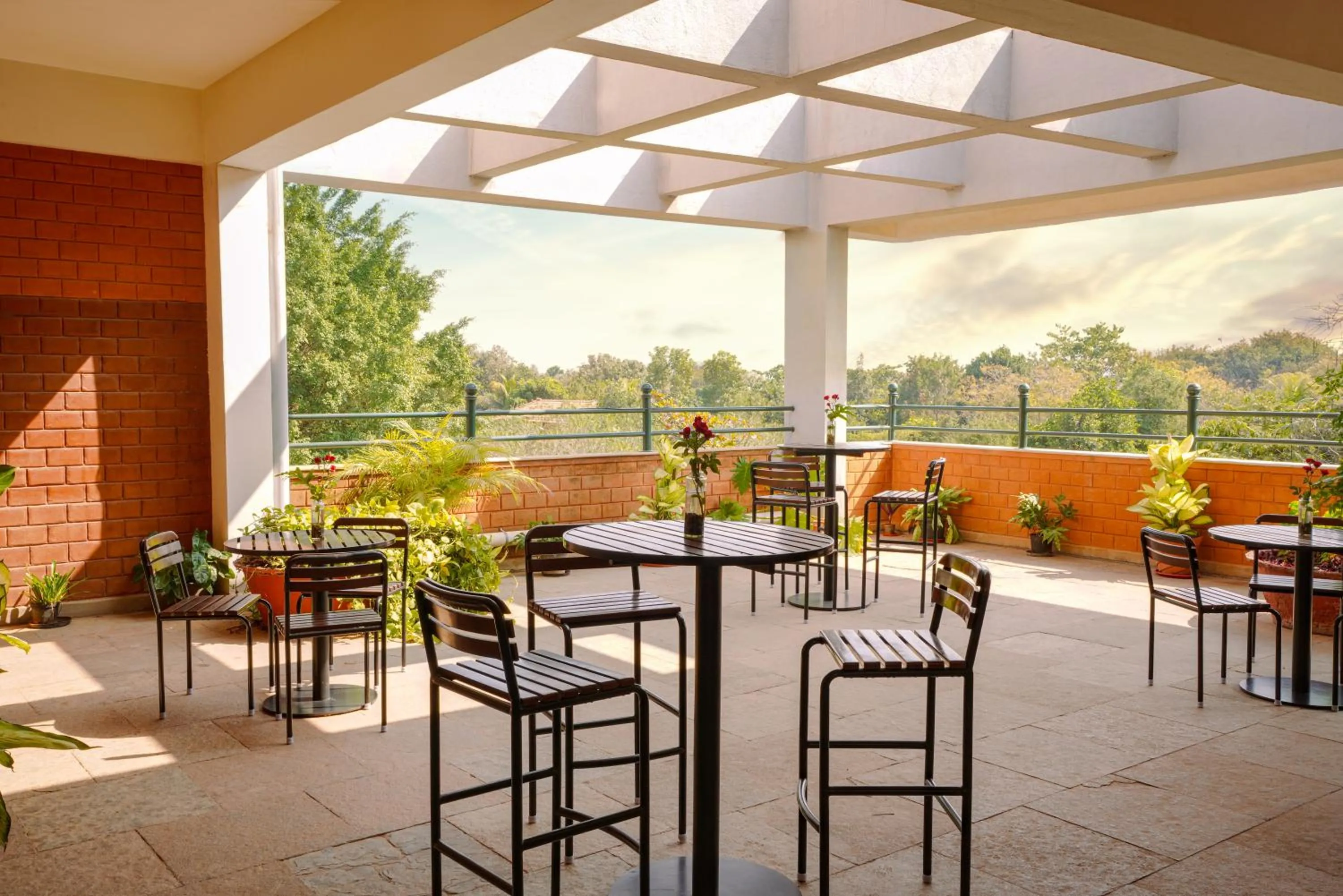 Seating area in Olde Bangalore Resort and Wellness Center
