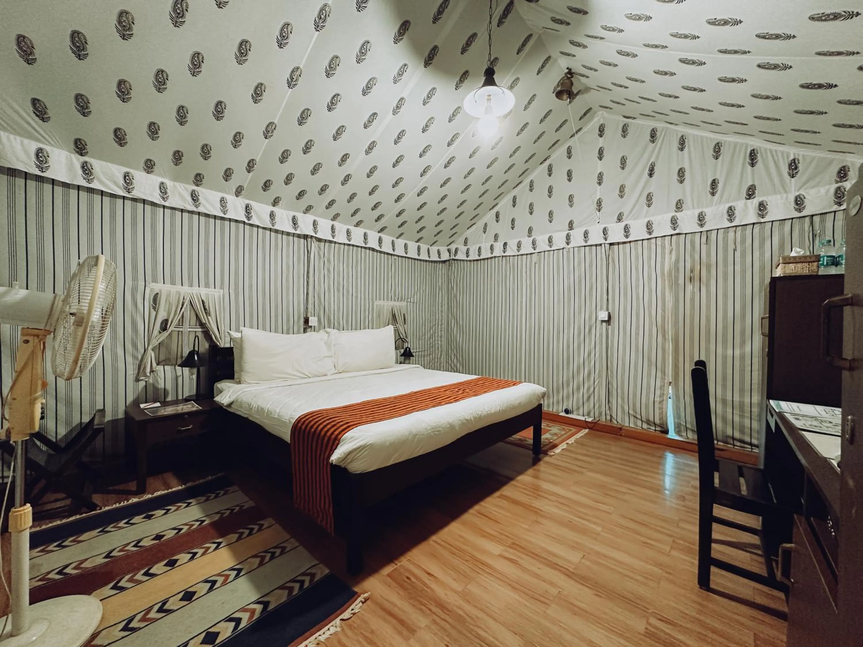 Bed in Olde Bangalore Resort and Wellness Center