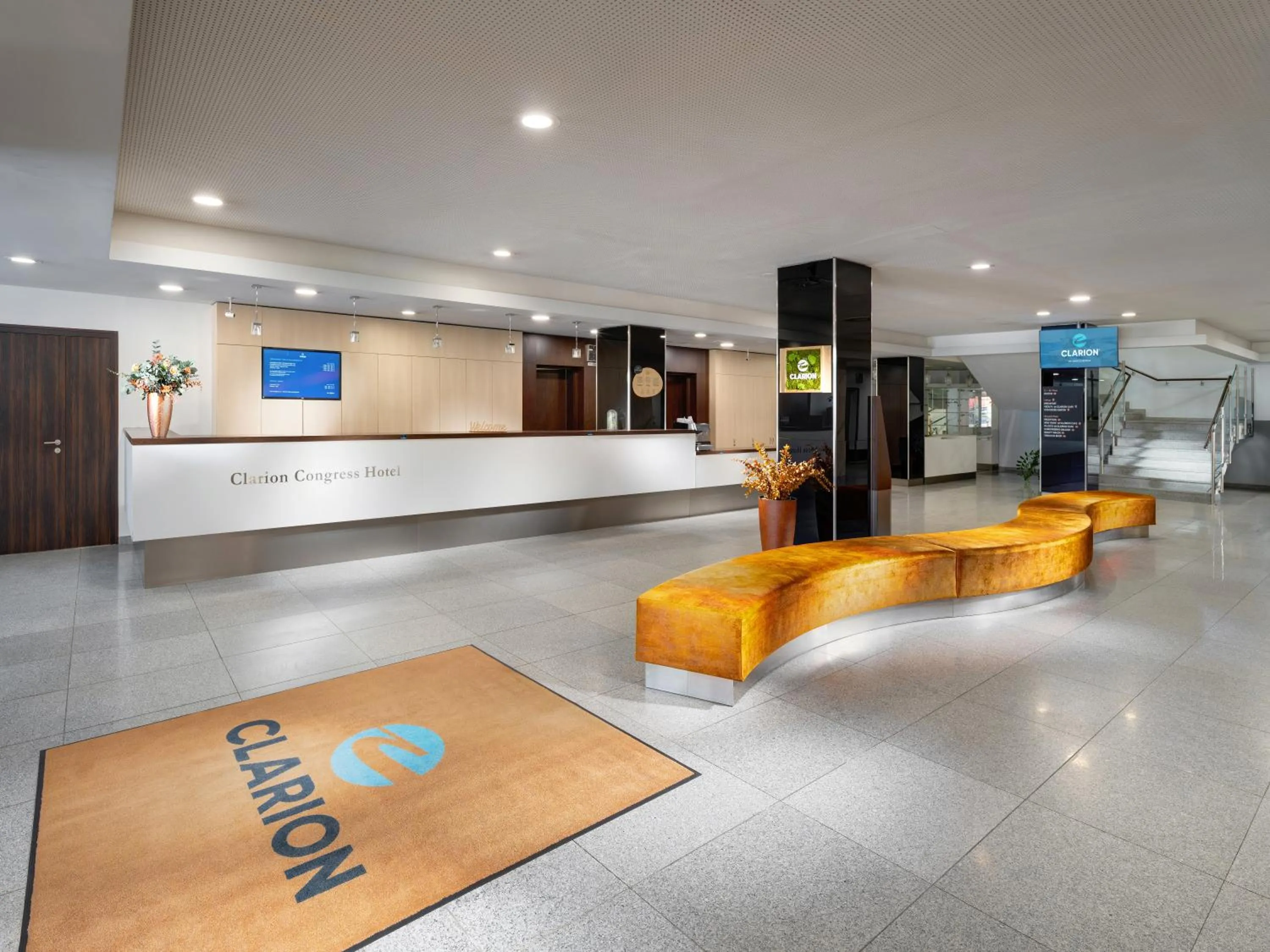 Lobby or reception in Clarion Congress Hotel České Budějovice