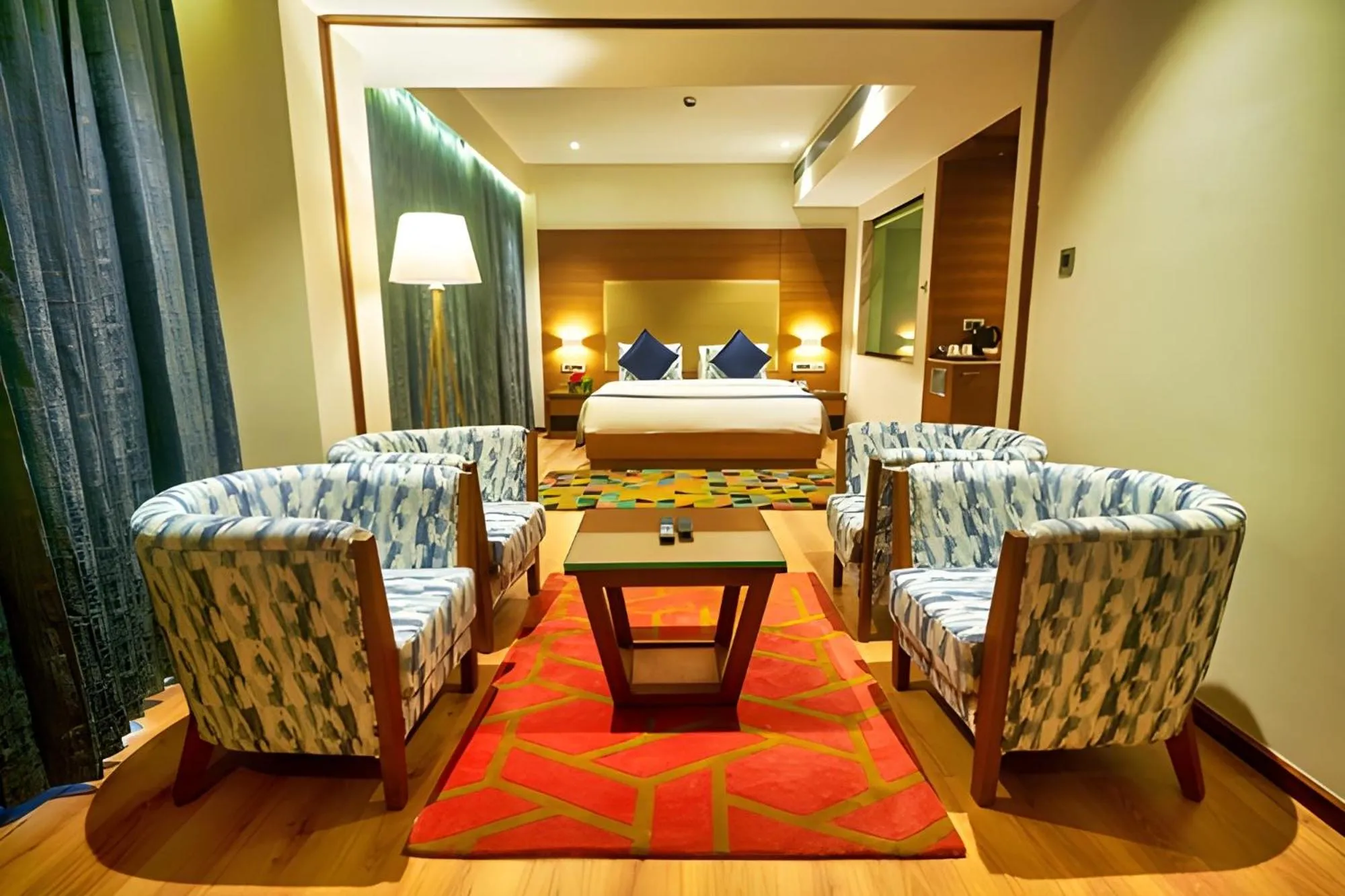 Bed in Vibe Munnar Resort & Spa