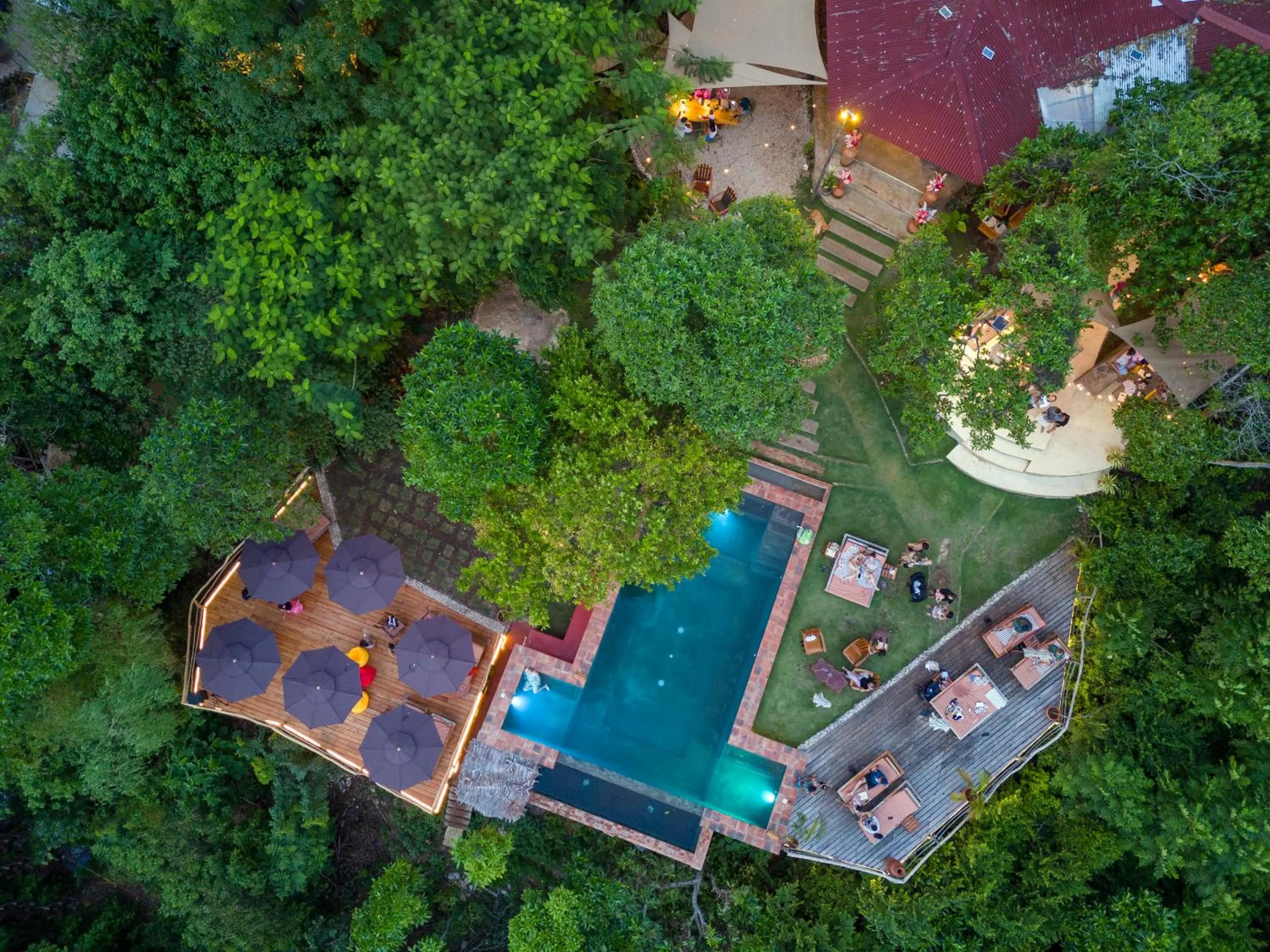 Bird's eye view in Nakabalo Guesthouse & Restaurant