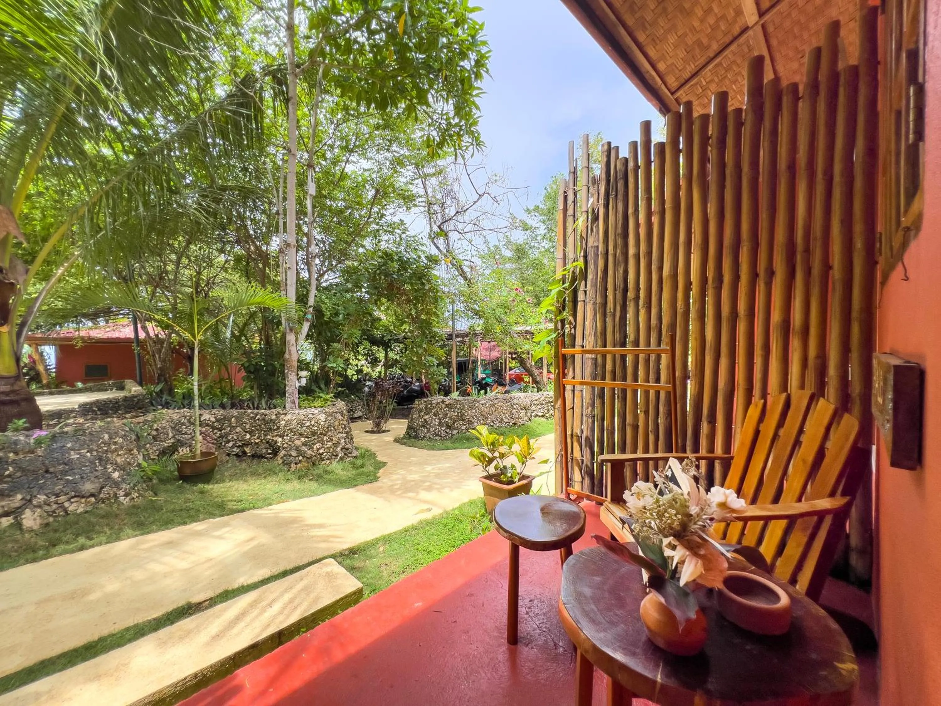 Patio in Nakabalo Guesthouse & Restaurant