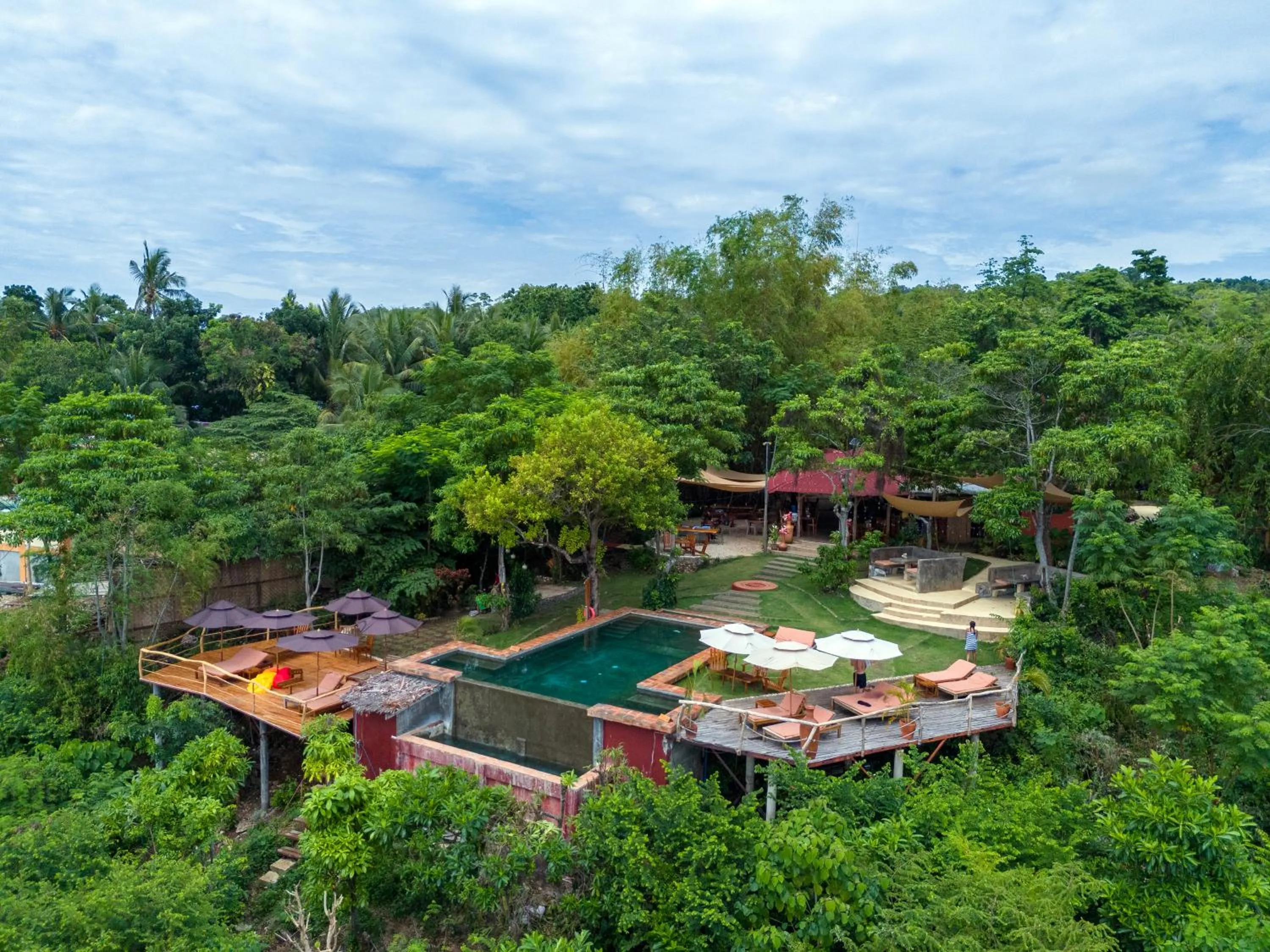 Swimming pool in Nakabalo Guesthouse & Restaurant