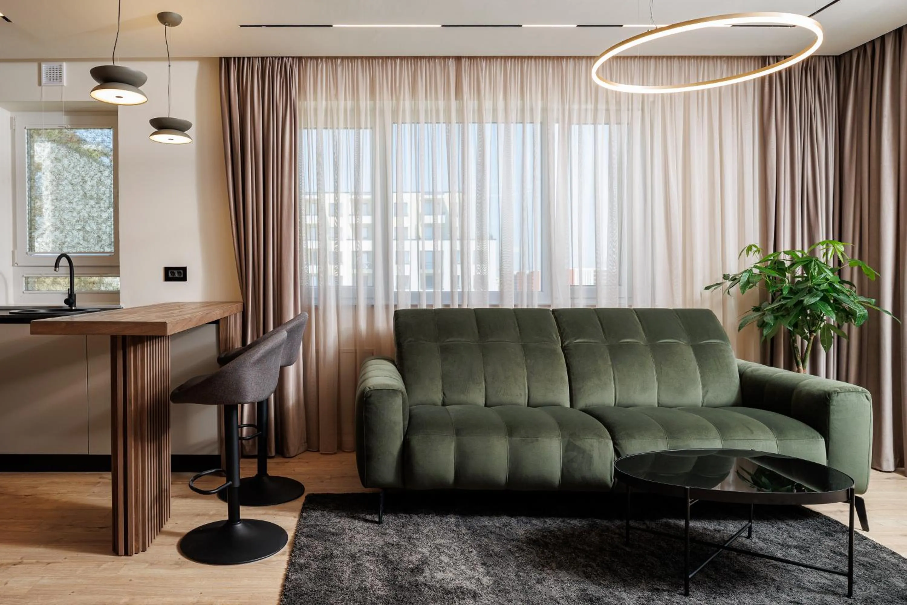 Living room in The Alley by Kanopian