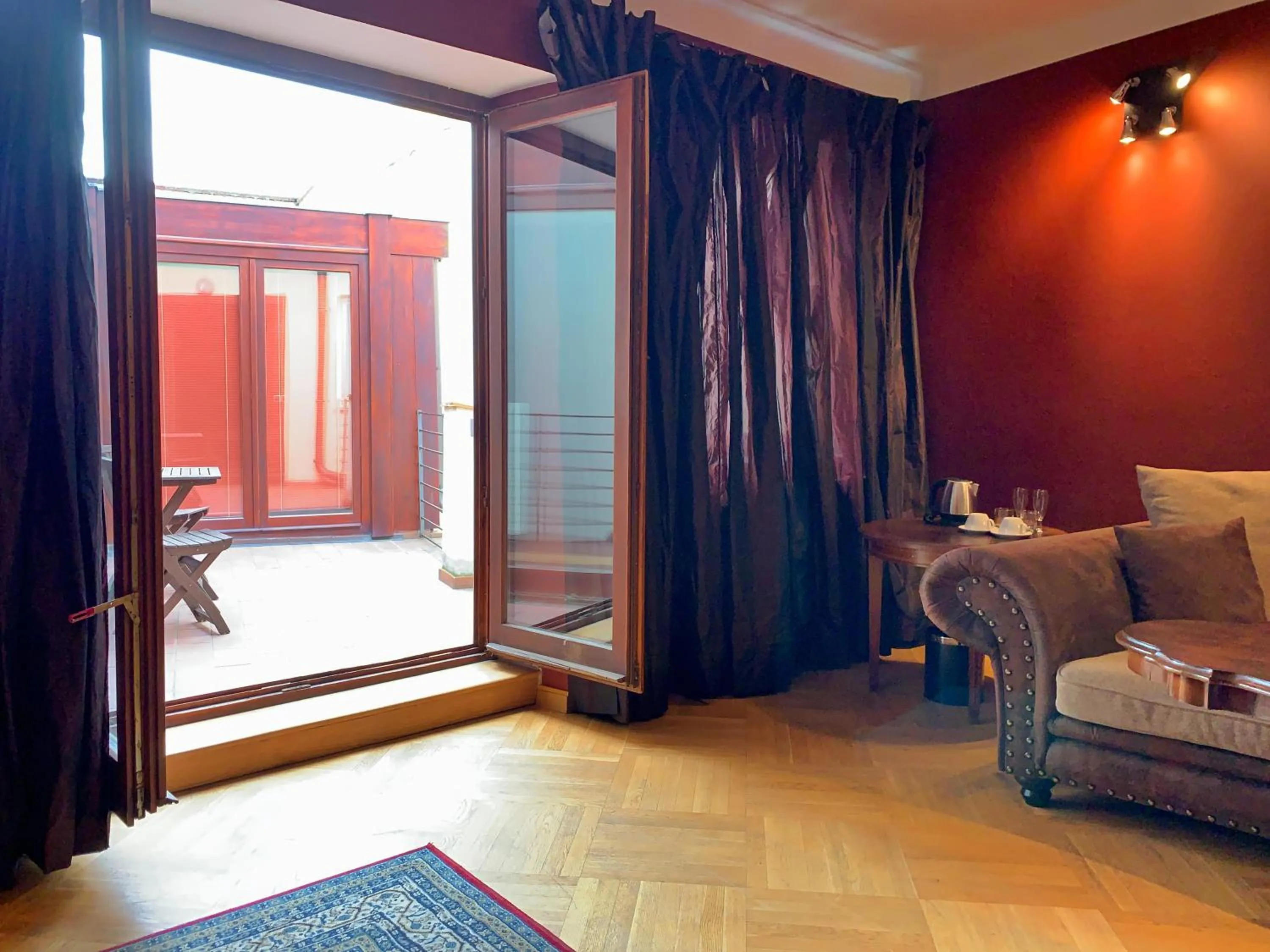 Balcony/Terrace in Small Luxury Palace Residence