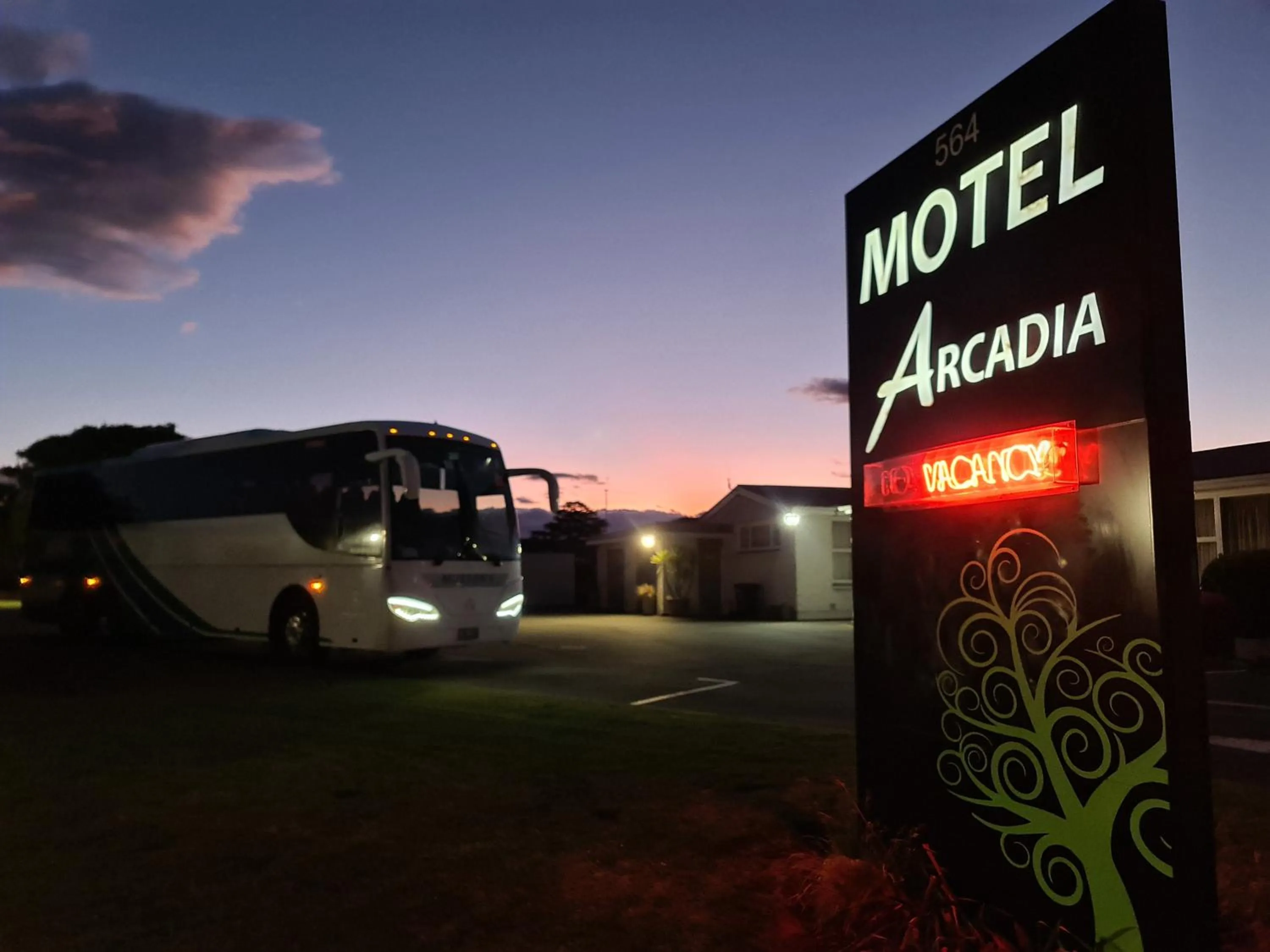 Property building in Arcadia Motel