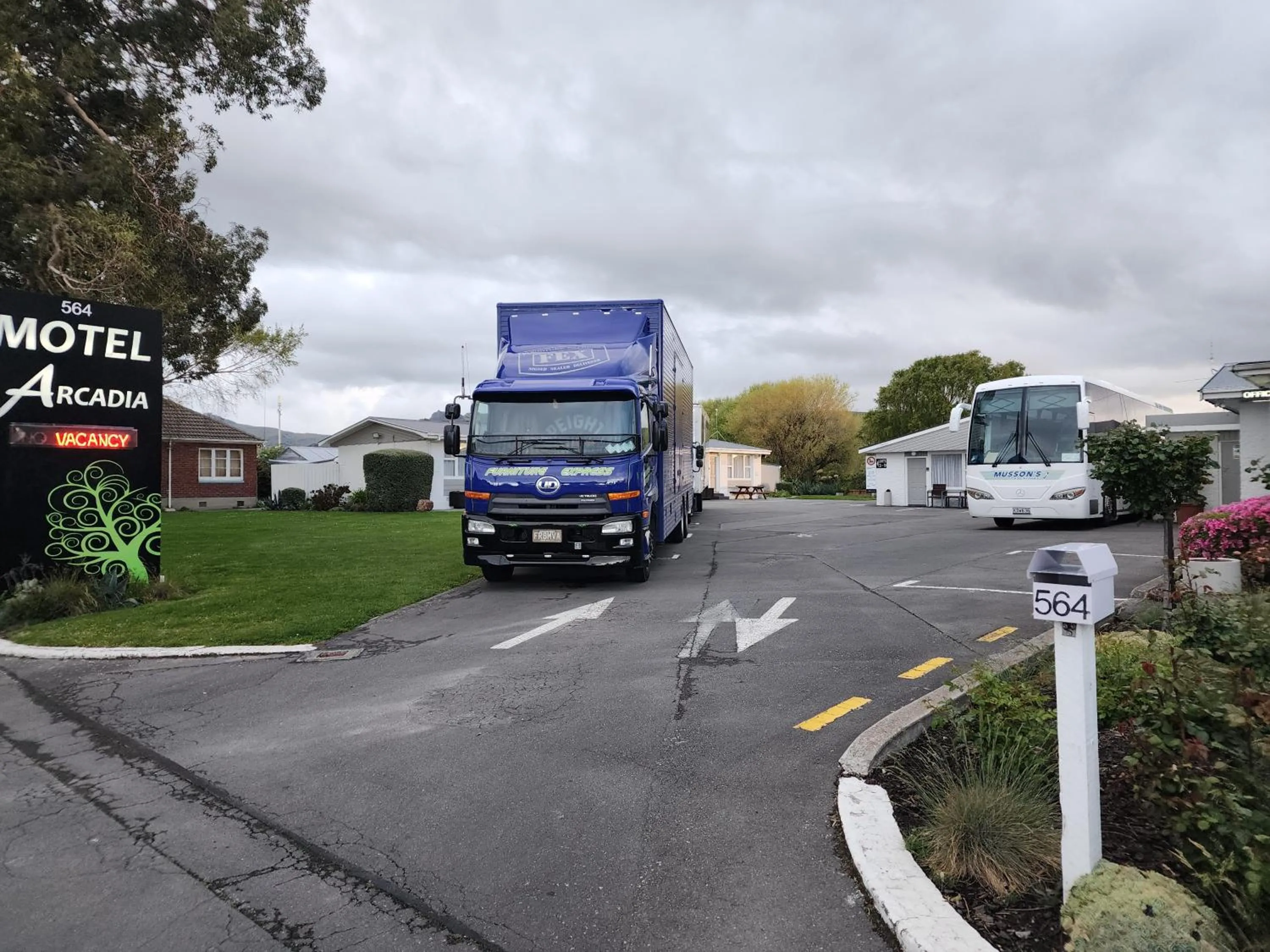 Property building in Arcadia Motel