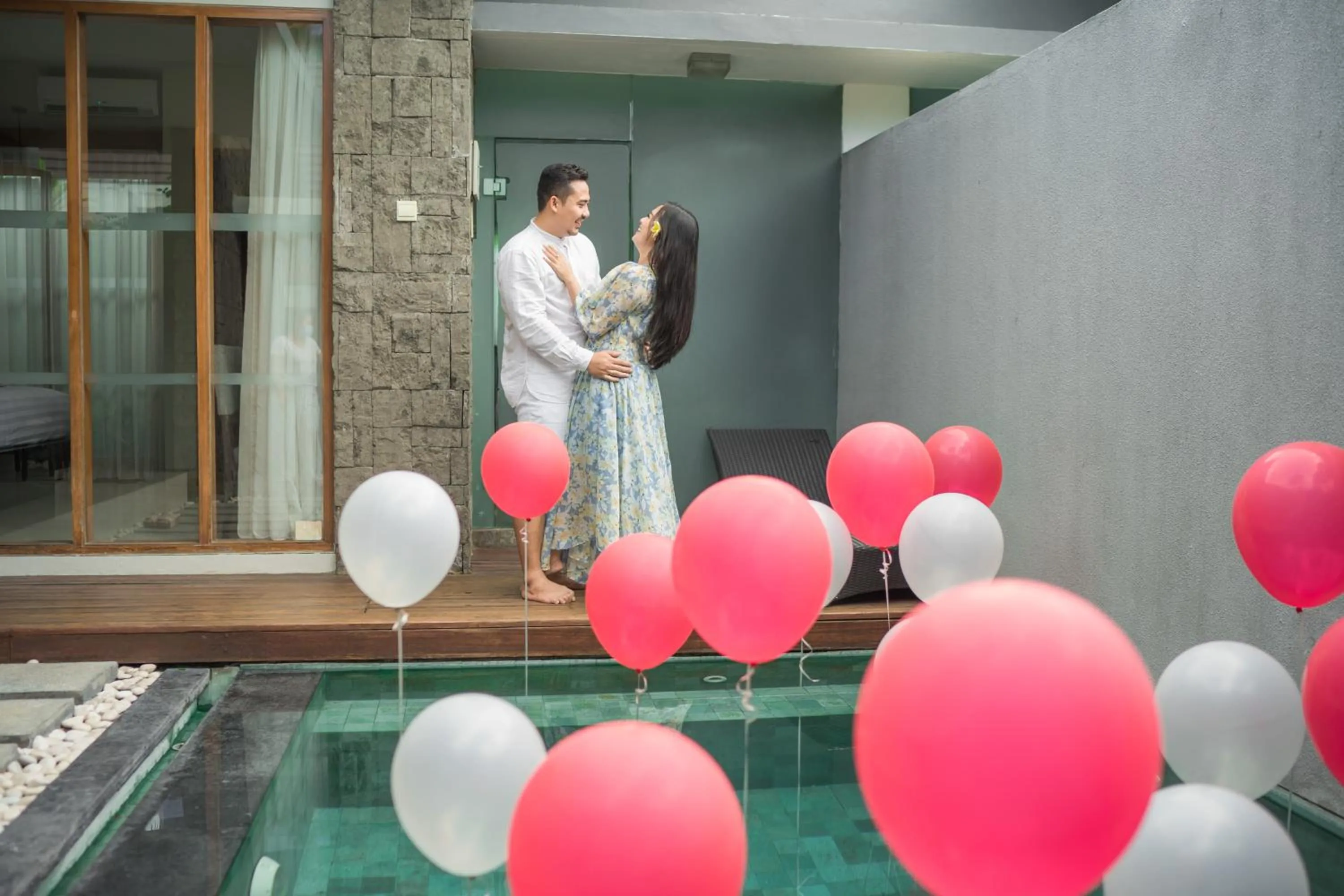 Swimming pool in Samaja Villas Seminyak