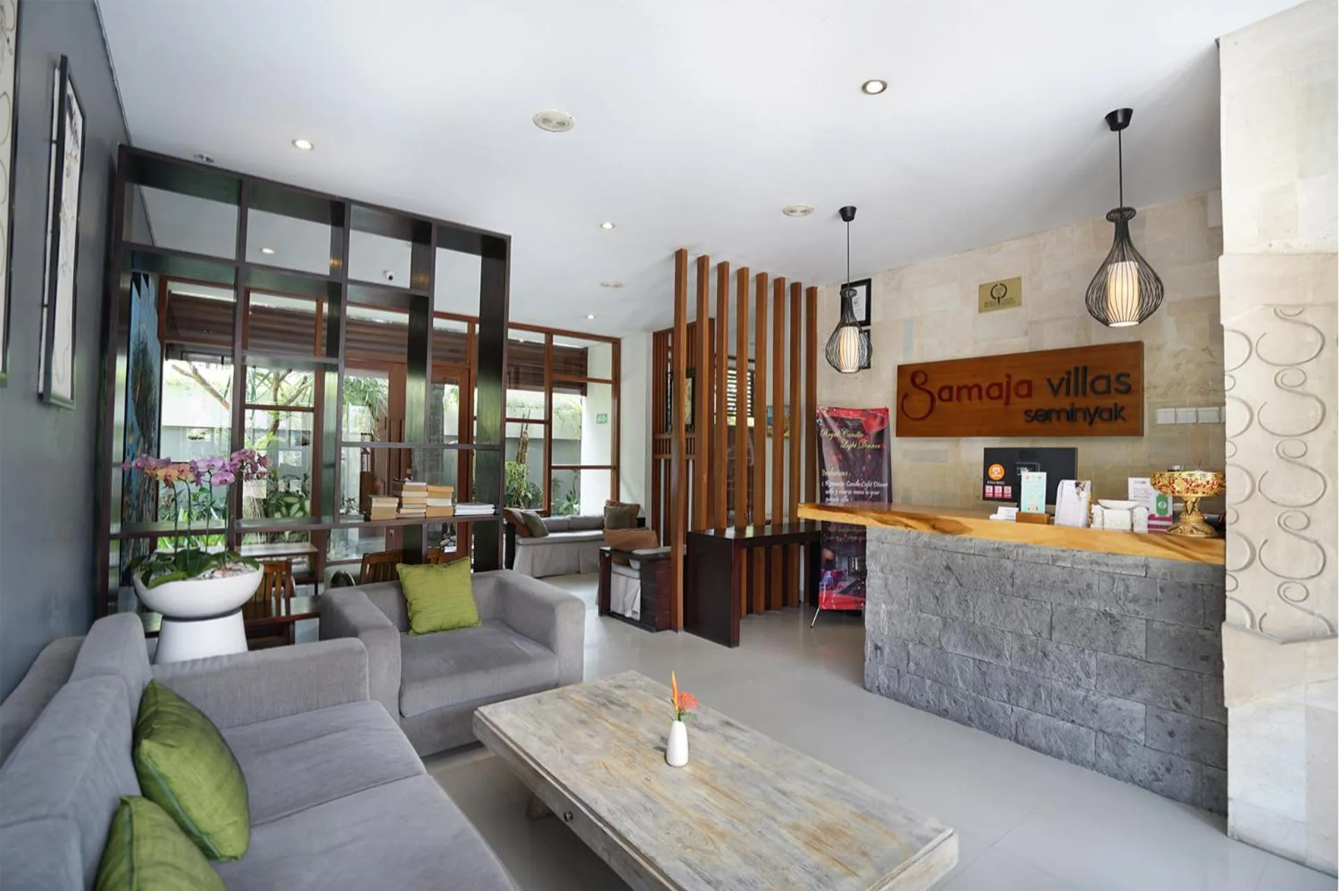Lobby or reception in Samaja Villas Seminyak