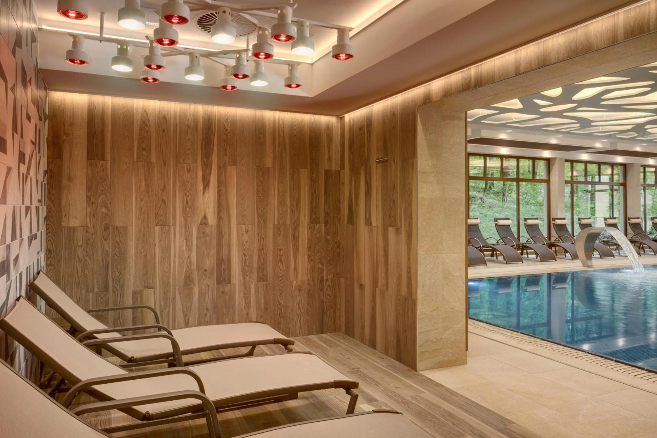 Swimming pool in Spa & Wellness Hotel Silva