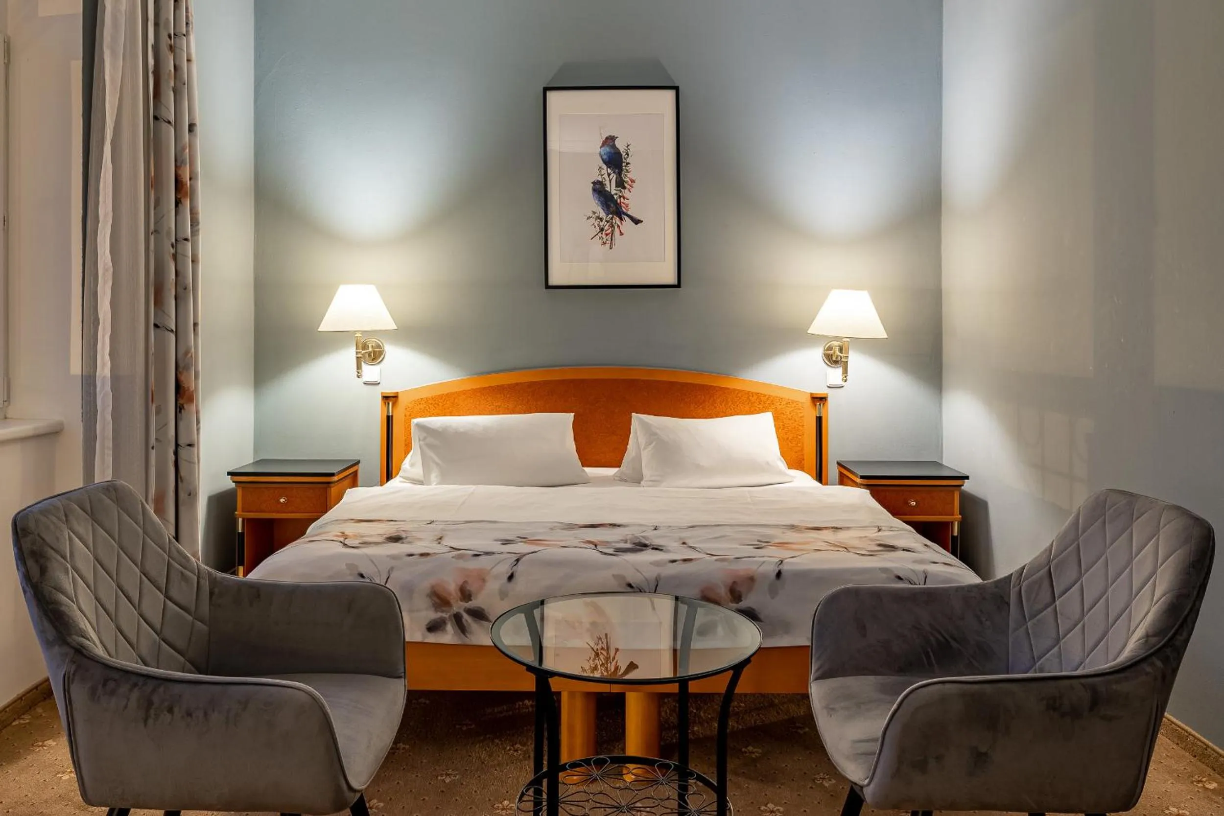 room service, Bed in Spa & Wellness Hotel Silva