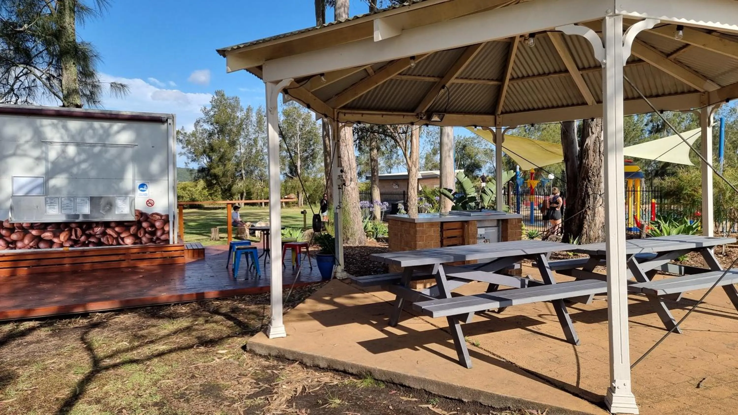 BBQ facilities in BIG4 Karuah Jetty Holiday Park