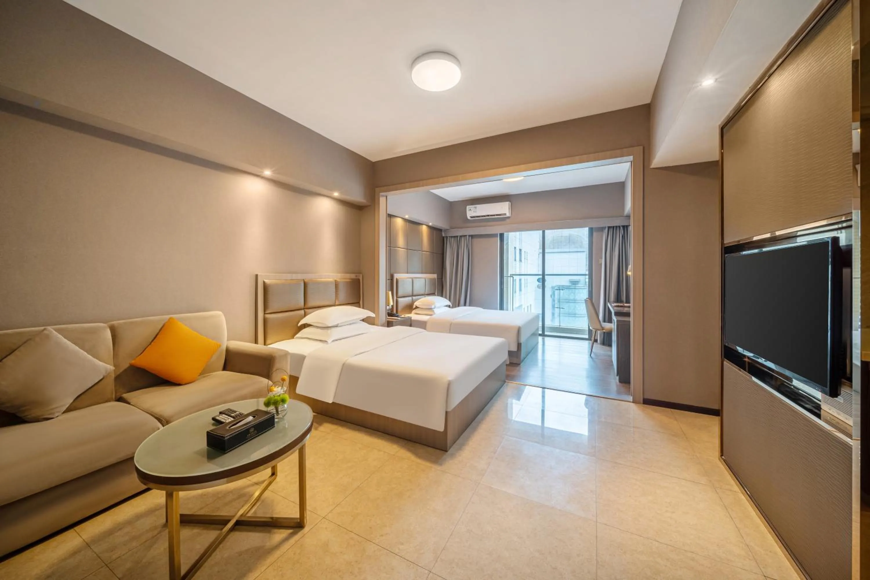 Bed in Foshan Poltton International Serviced Apartment
