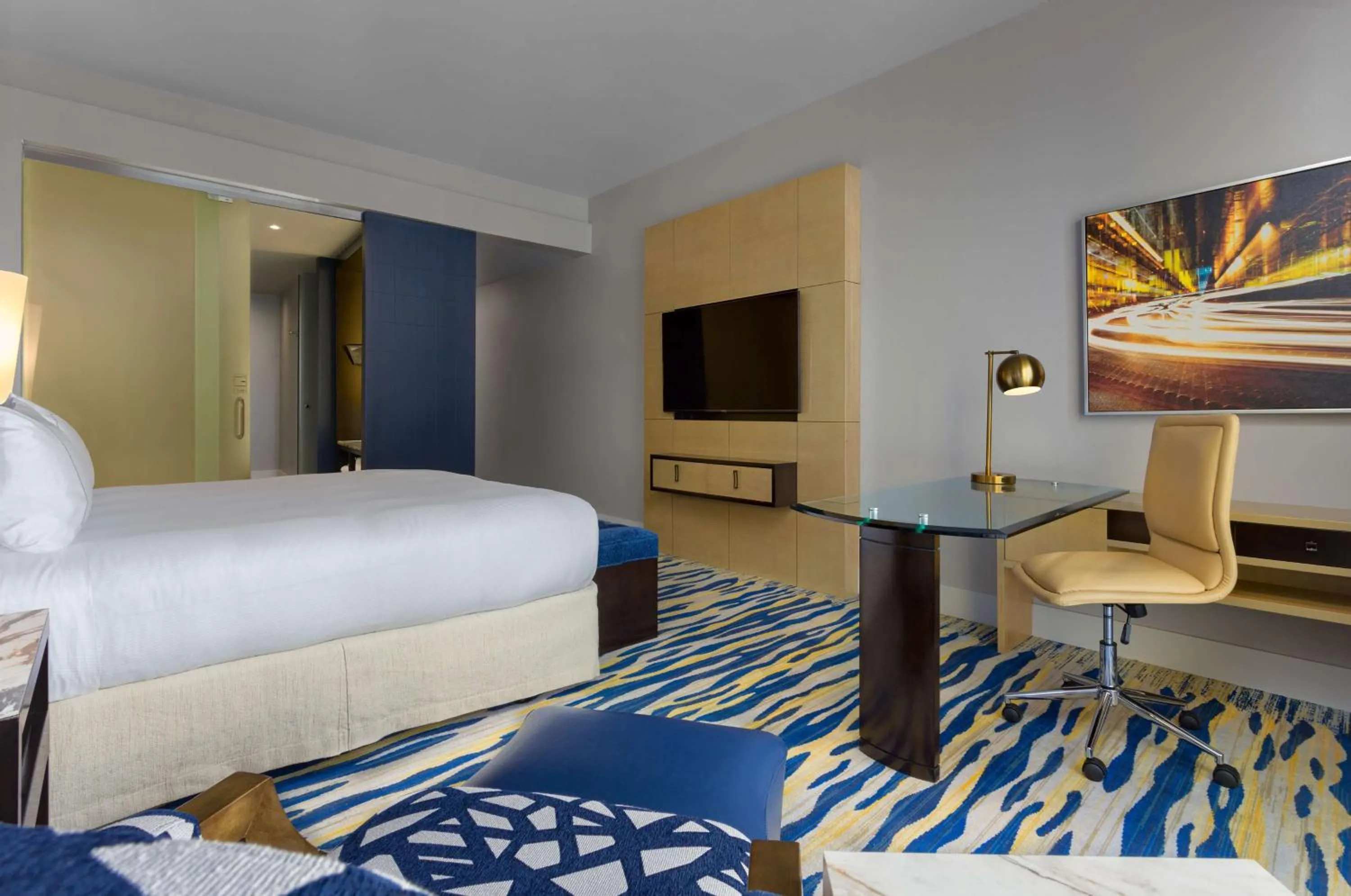 Bed in Hilton Panama