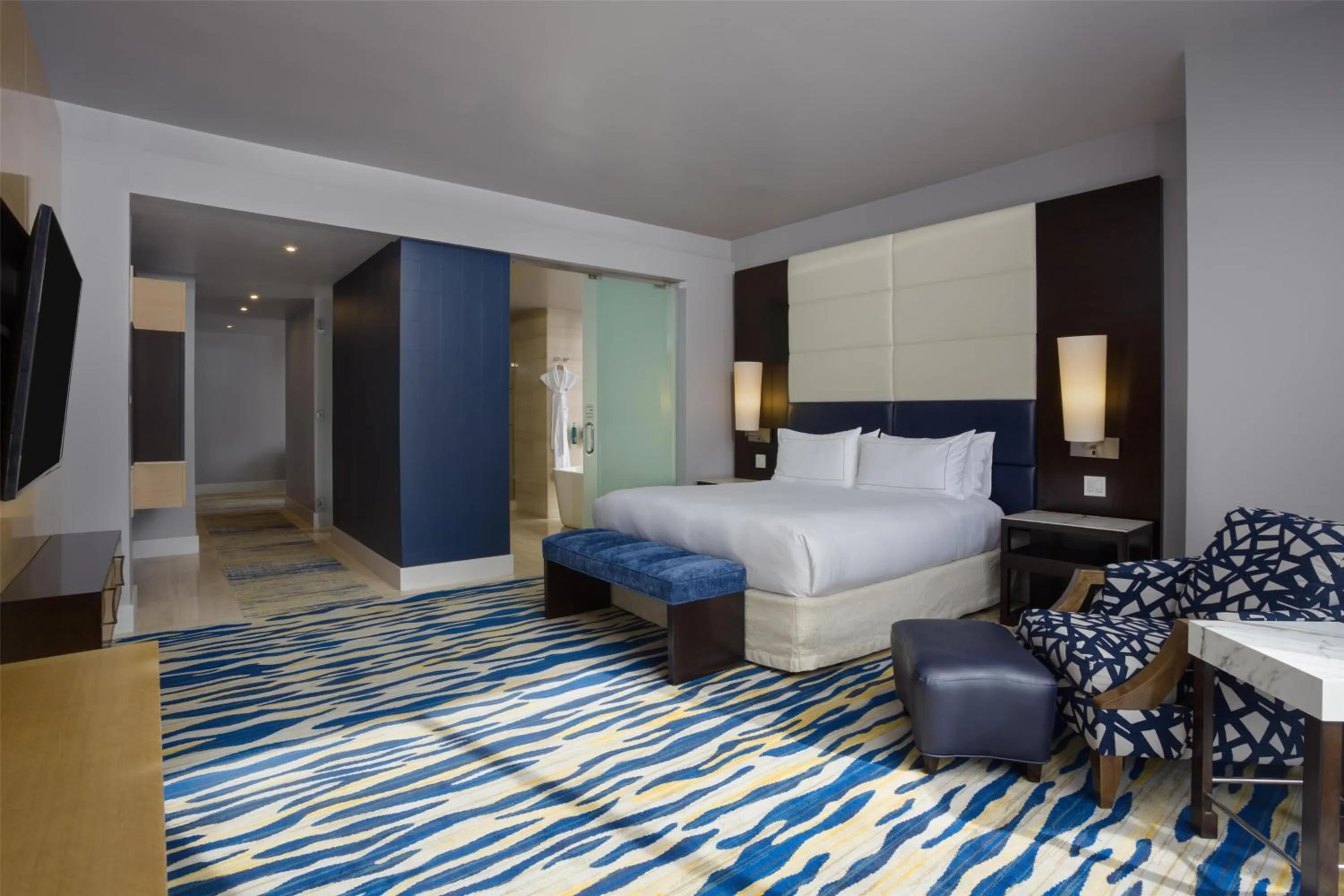 Bed in Hilton Panama