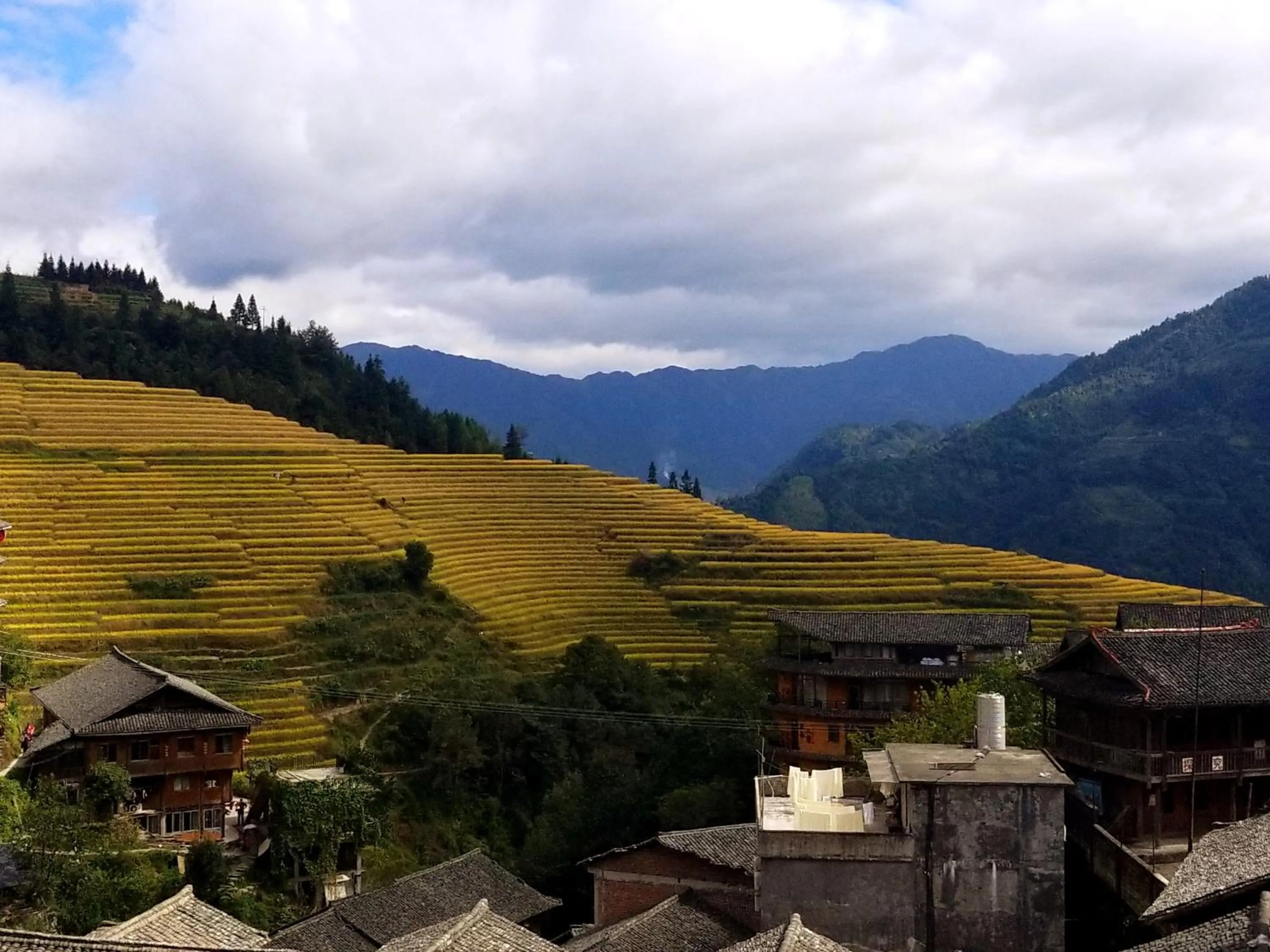 Mountain view in Longji Holiday Hotel