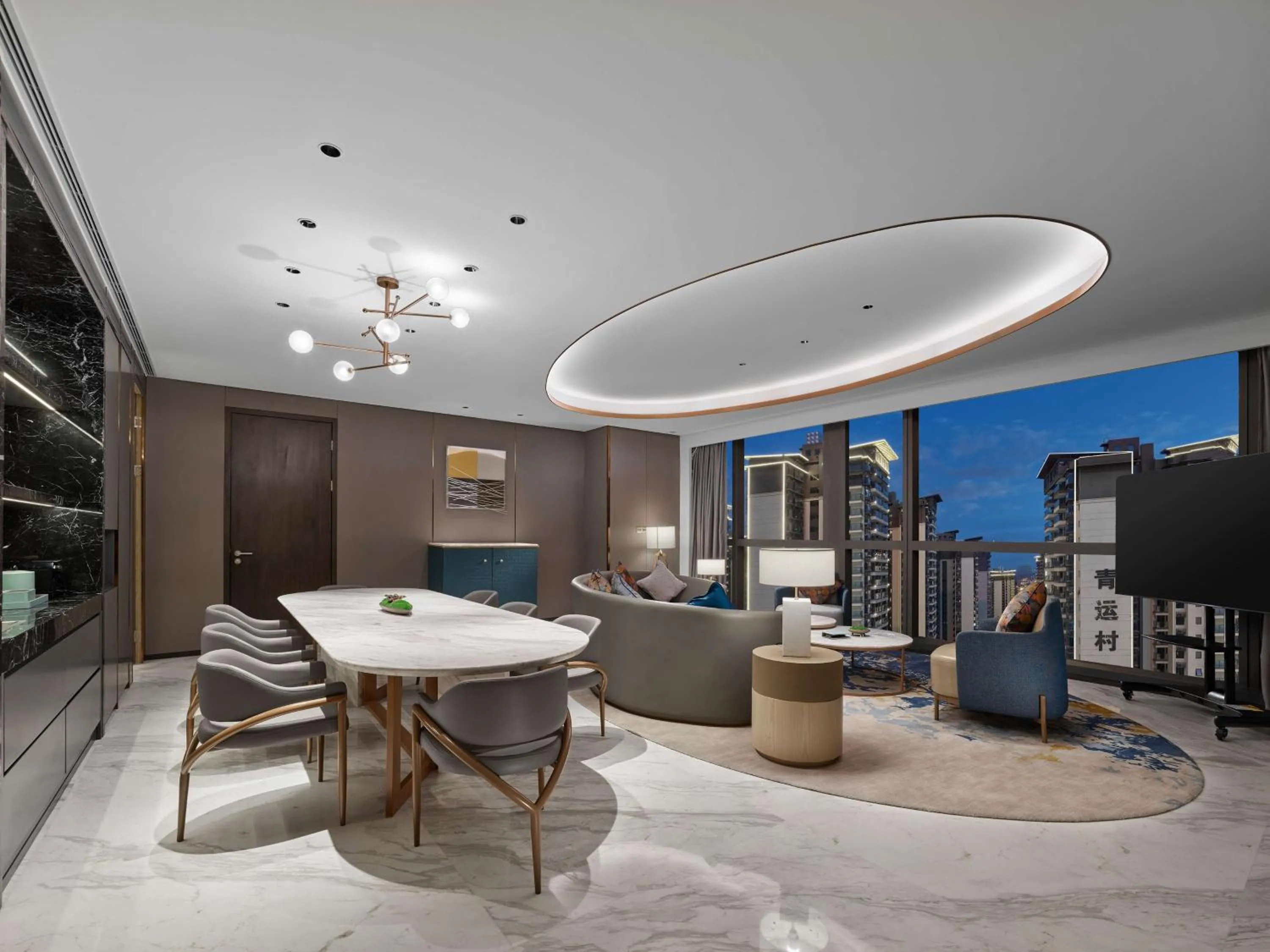Living room in Doubletree By Hilton Nanning Wuxiang