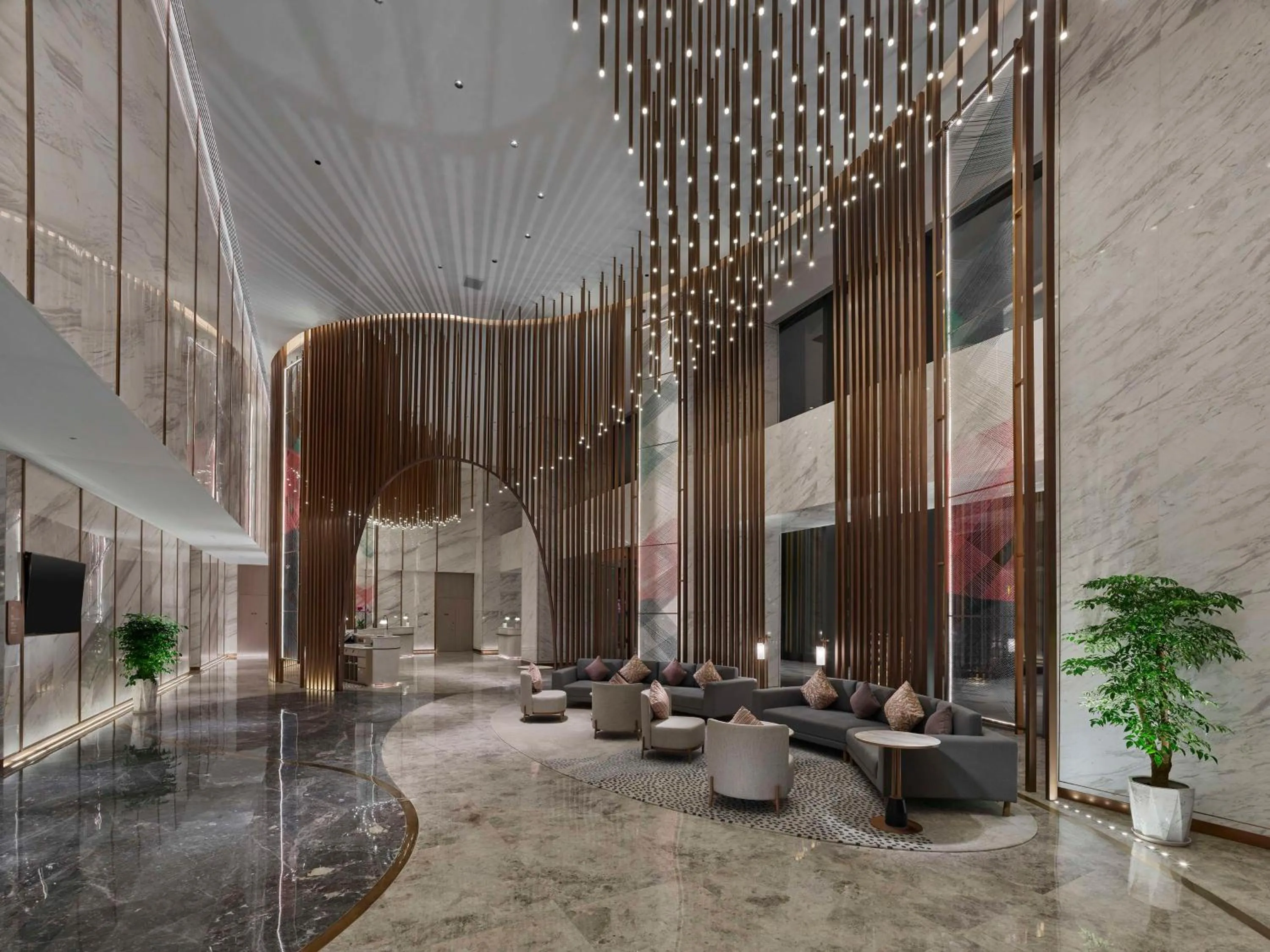 Lobby or reception in Doubletree By Hilton Nanning Wuxiang