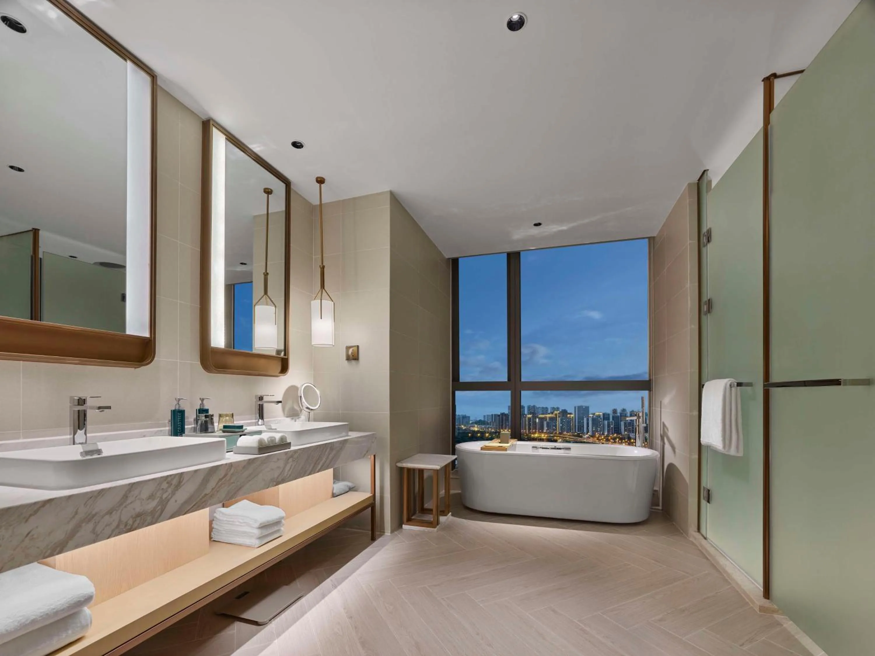 Bathroom in Doubletree By Hilton Nanning Wuxiang