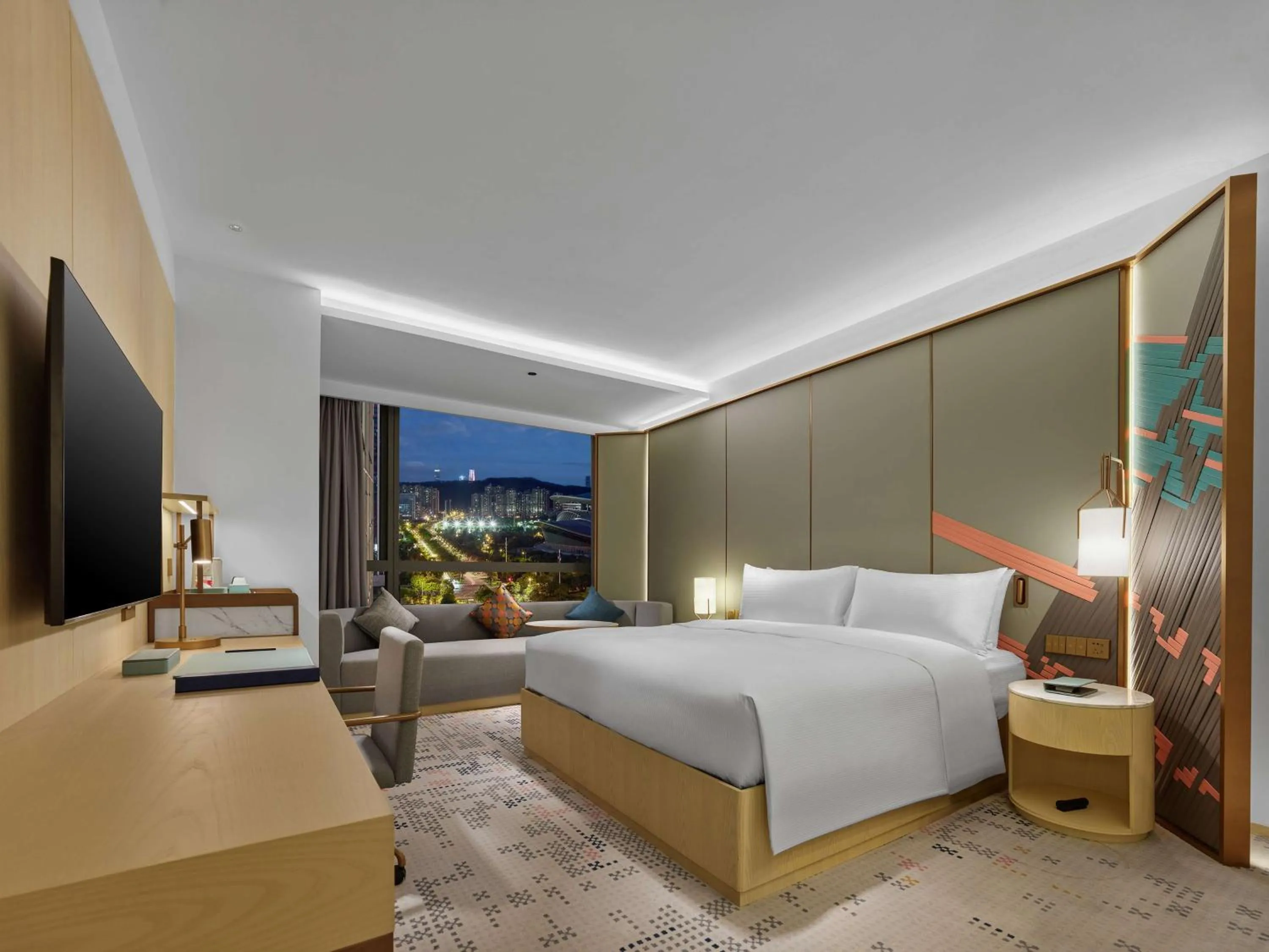 Bedroom, Bed in Doubletree By Hilton Nanning Wuxiang