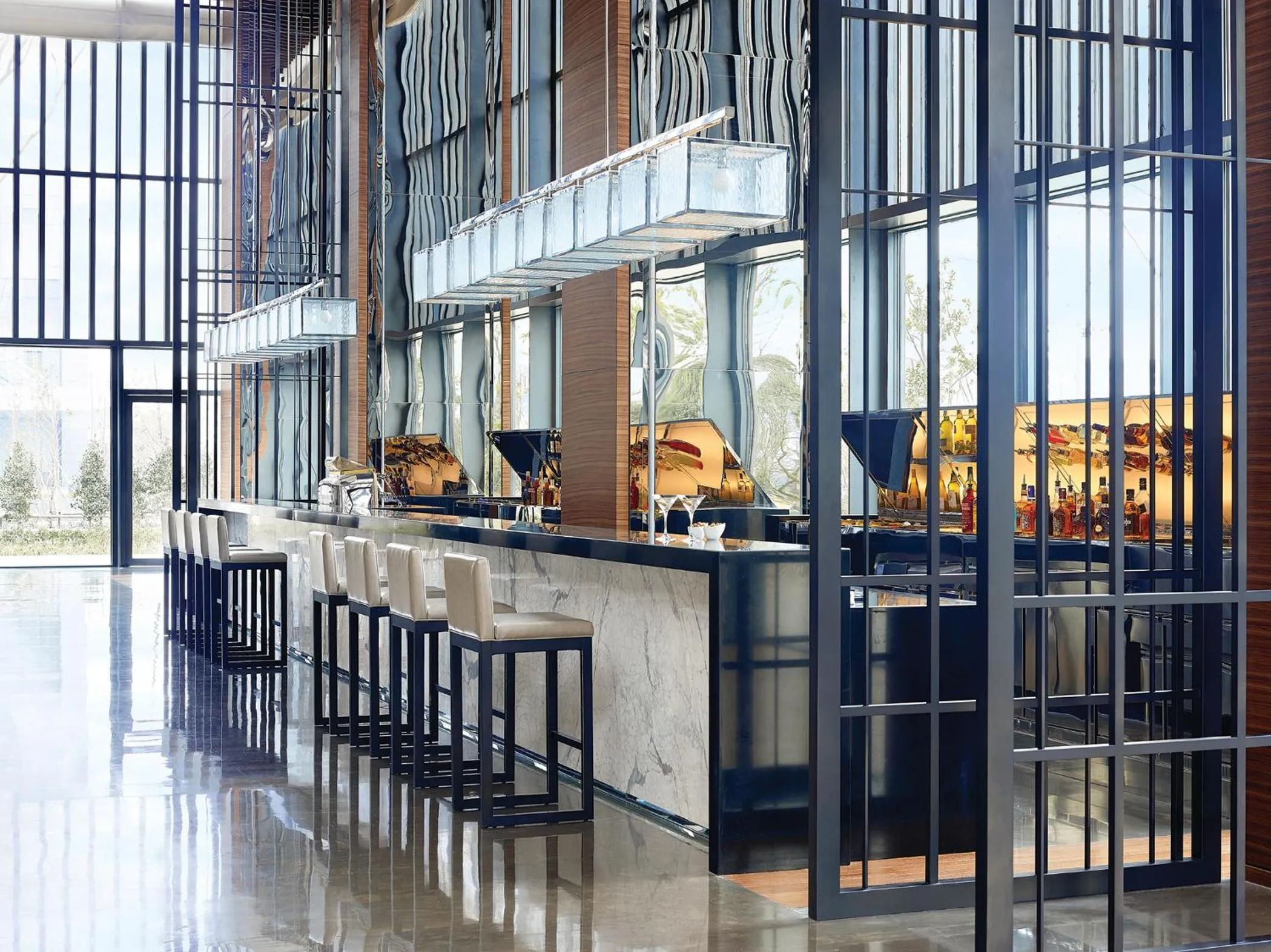 Lounge or bar in Langham Place, Ningbo Culture Plaza