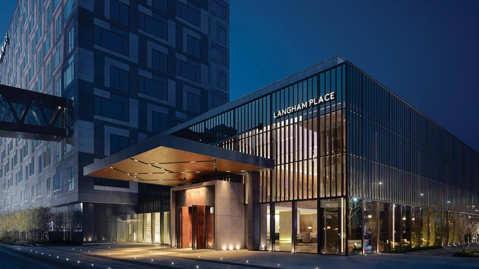 Property building in Langham Place, Ningbo Culture Plaza