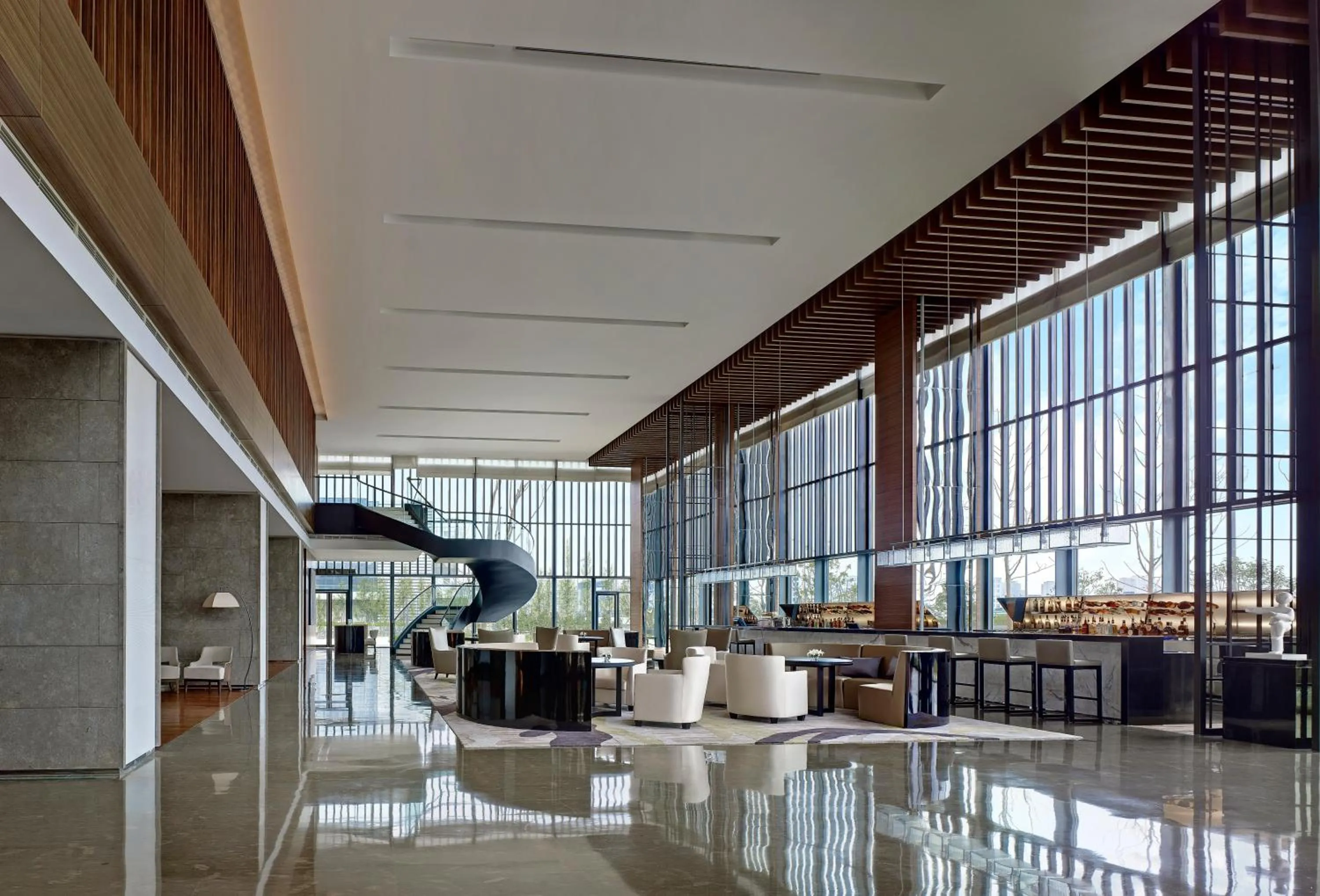 Lobby or reception in Langham Place, Ningbo Culture Plaza