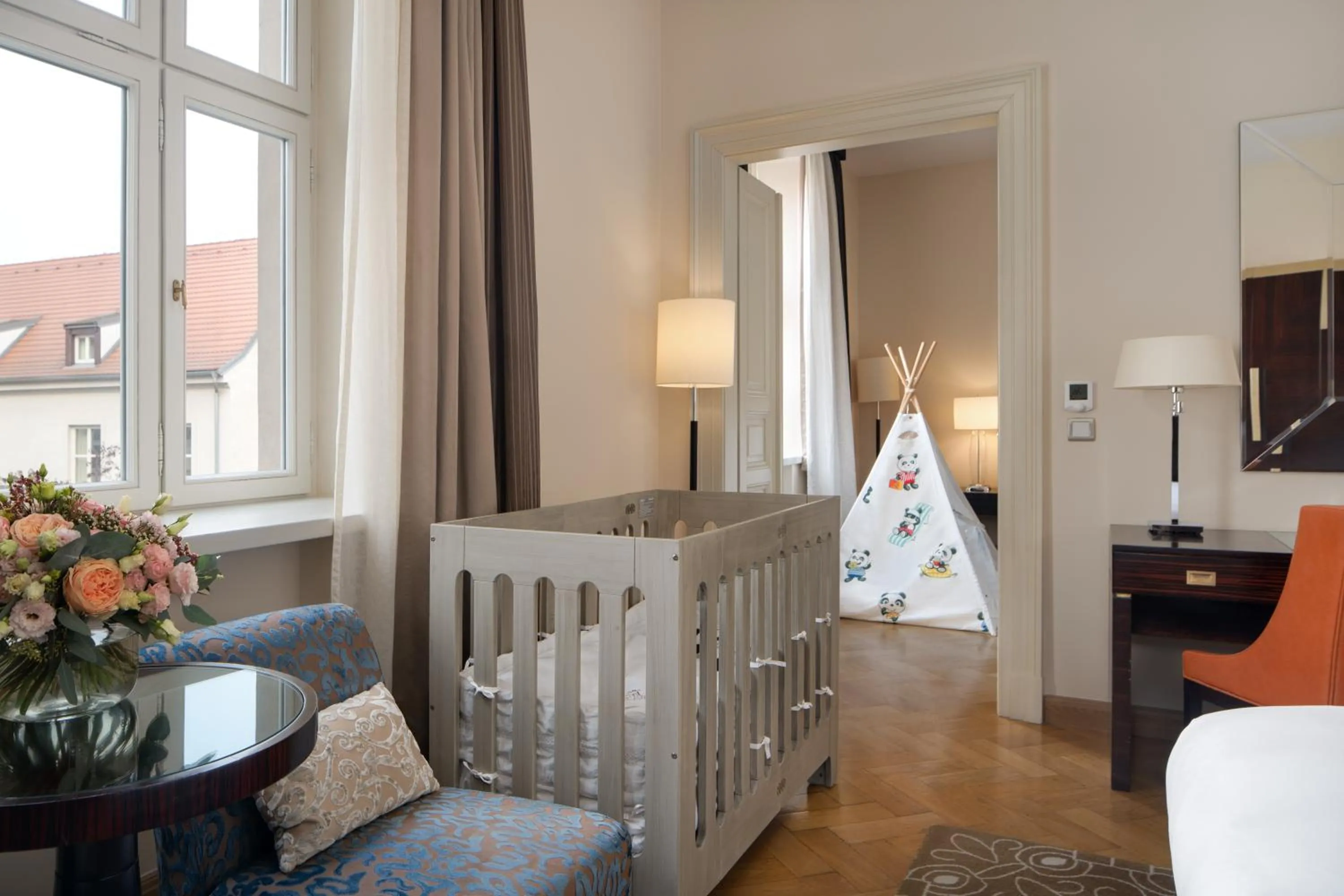Living room in Mandarin Oriental, Prague