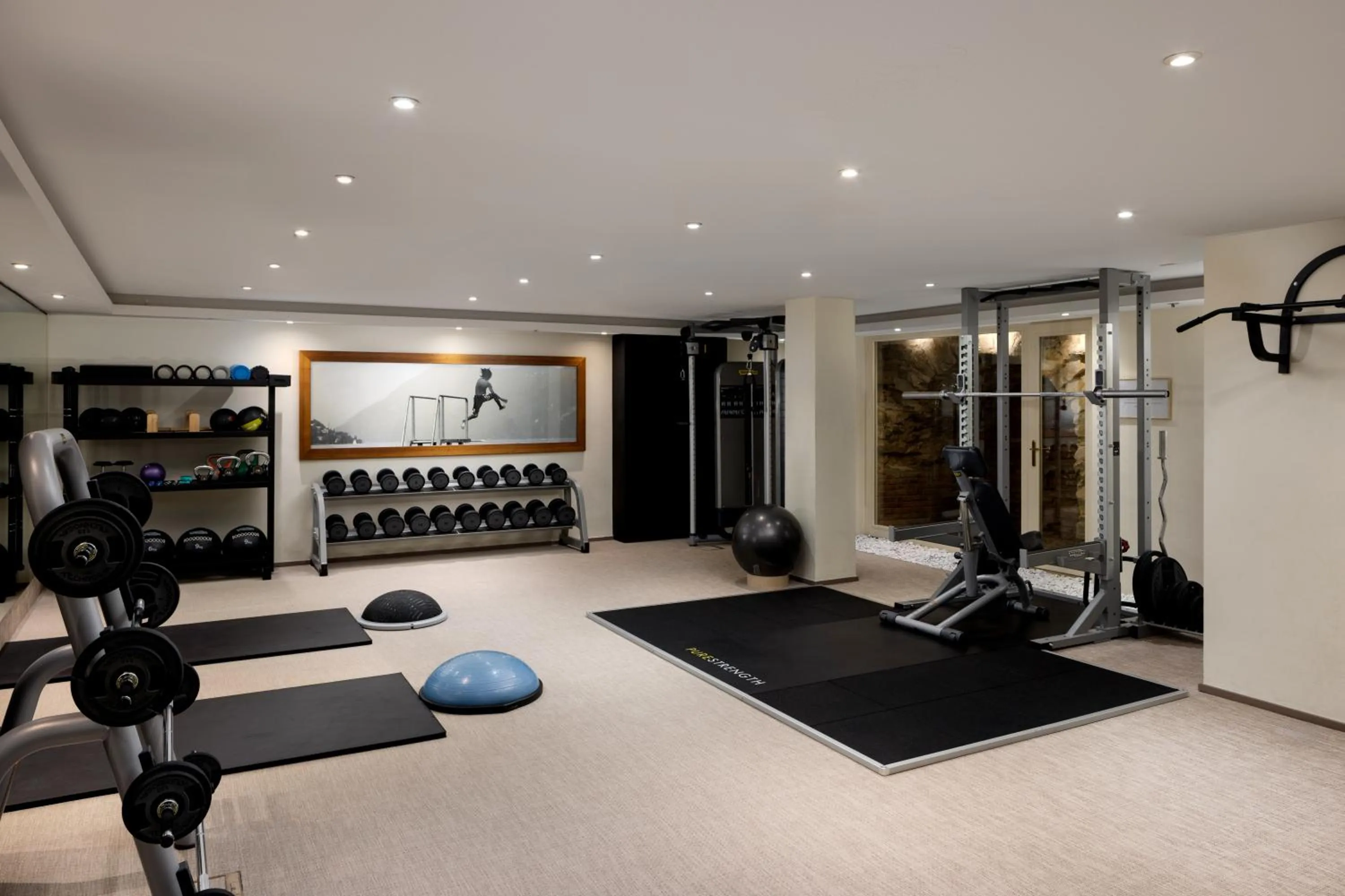 Fitness centre/facilities in Mandarin Oriental, Prague