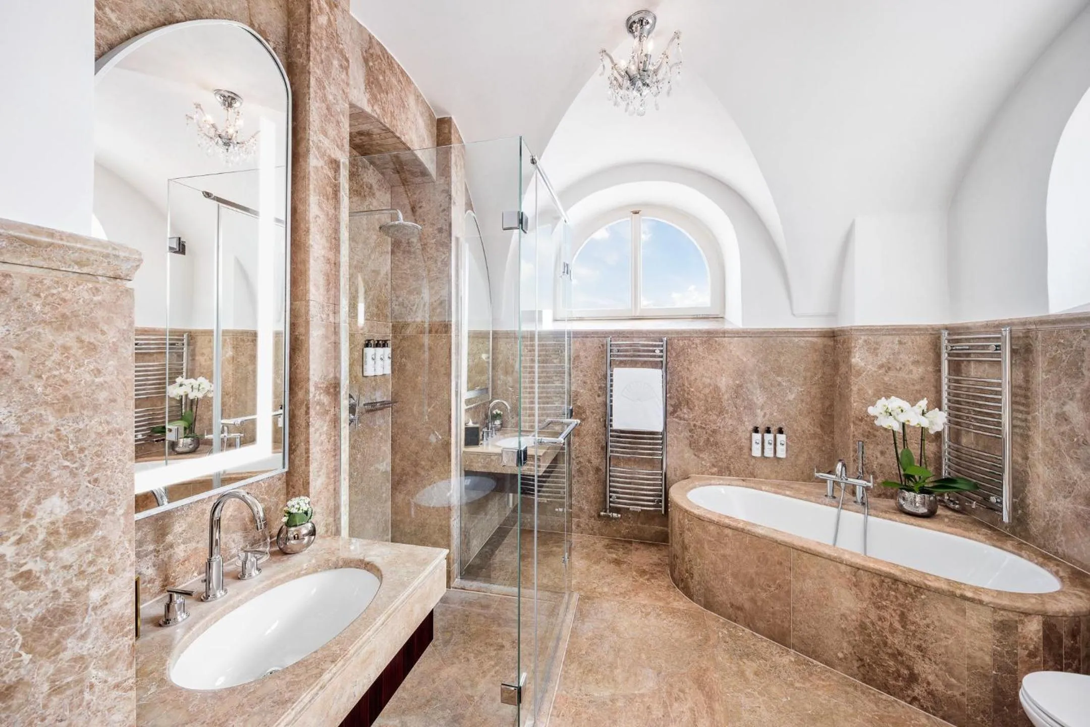Bathroom in Mandarin Oriental, Prague