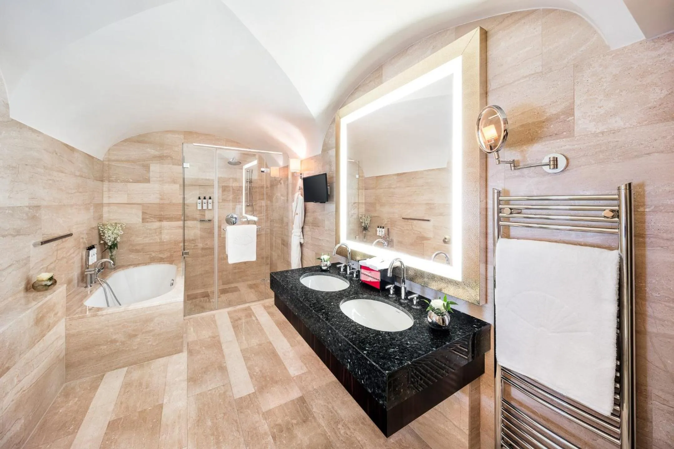 Bathroom in Mandarin Oriental, Prague
