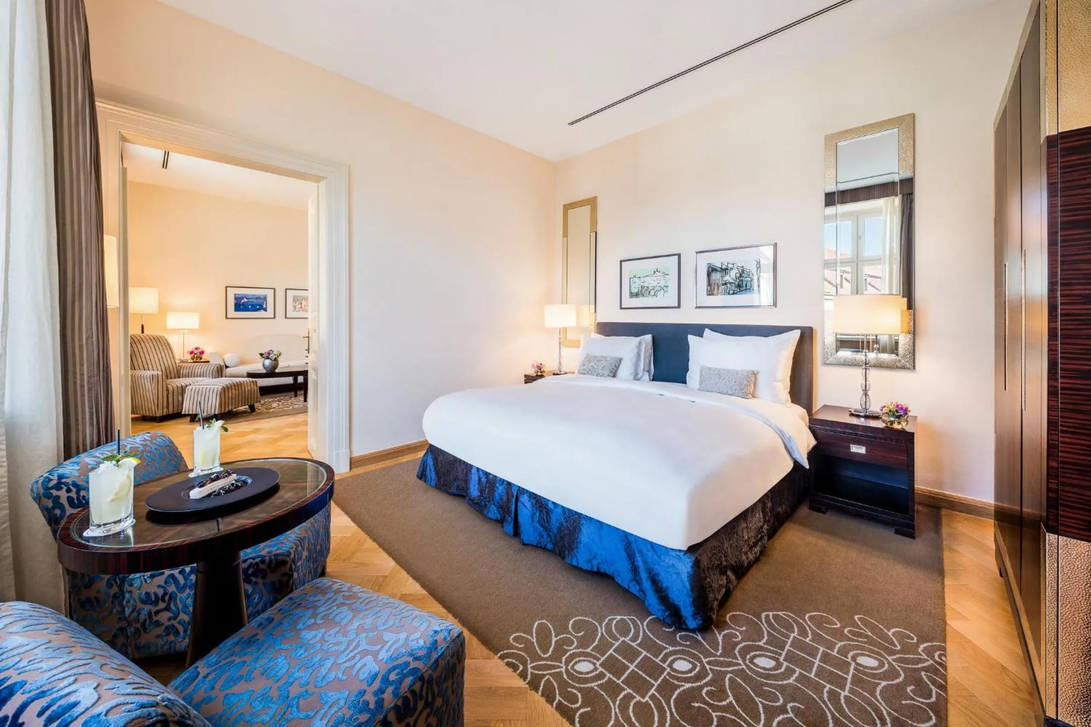 Photo of the whole room, Bed in Mandarin Oriental, Prague