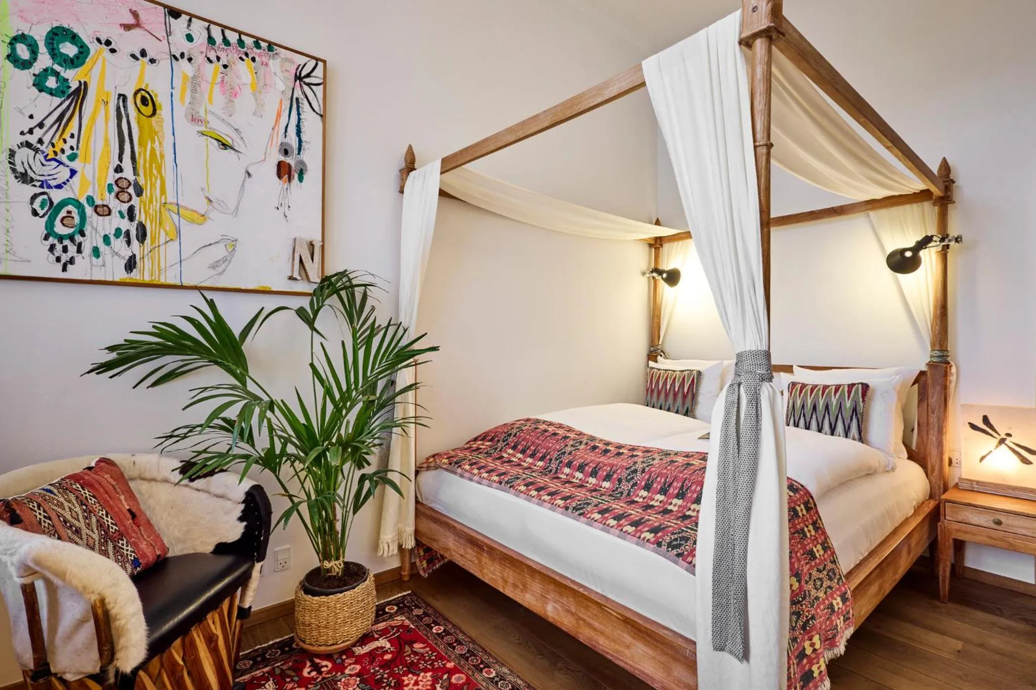 Bedroom, Bed in Babette Guldsmeden