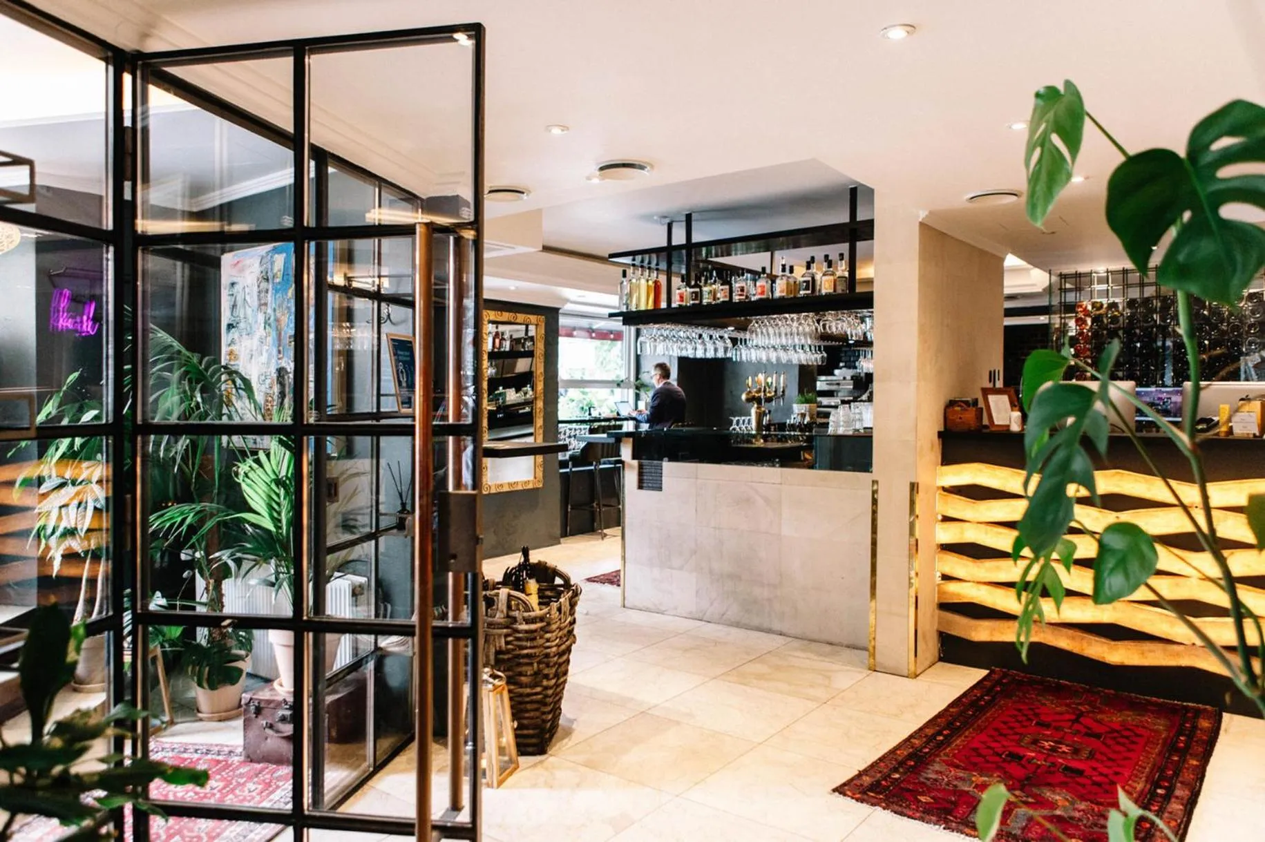 Lobby or reception in Babette Guldsmeden