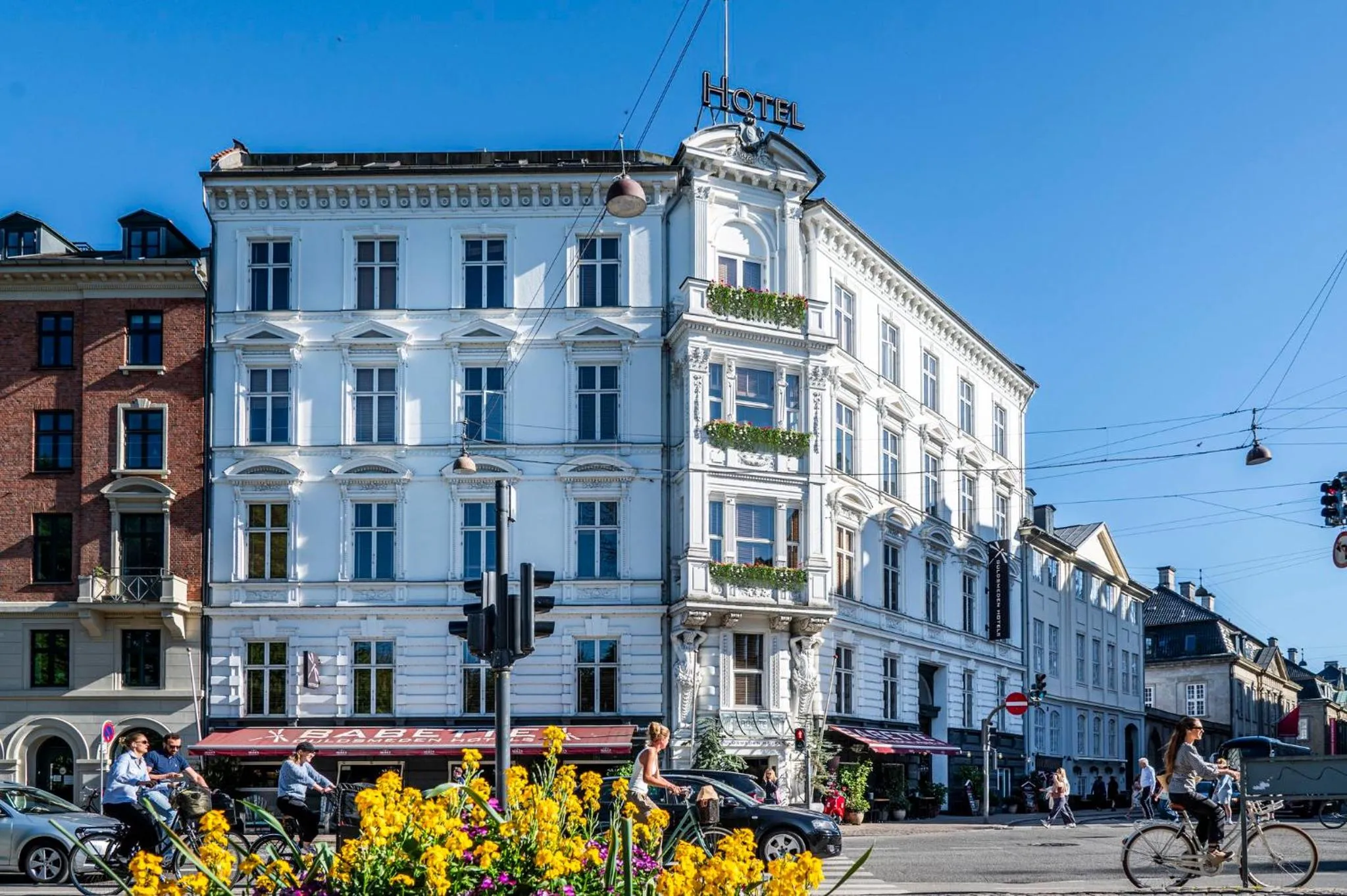 Facade/entrance in Babette Guldsmeden