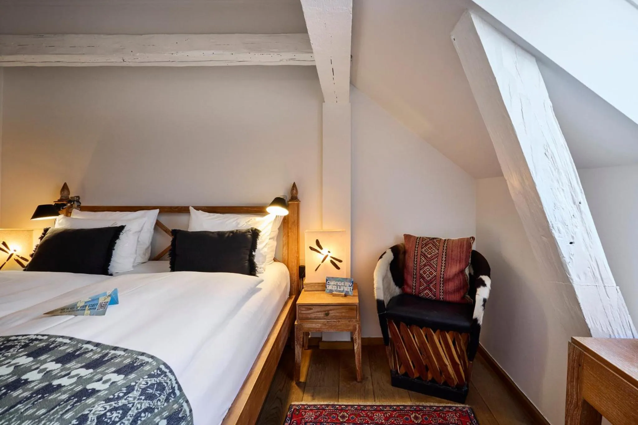 Bedroom, Bed in Babette Guldsmeden